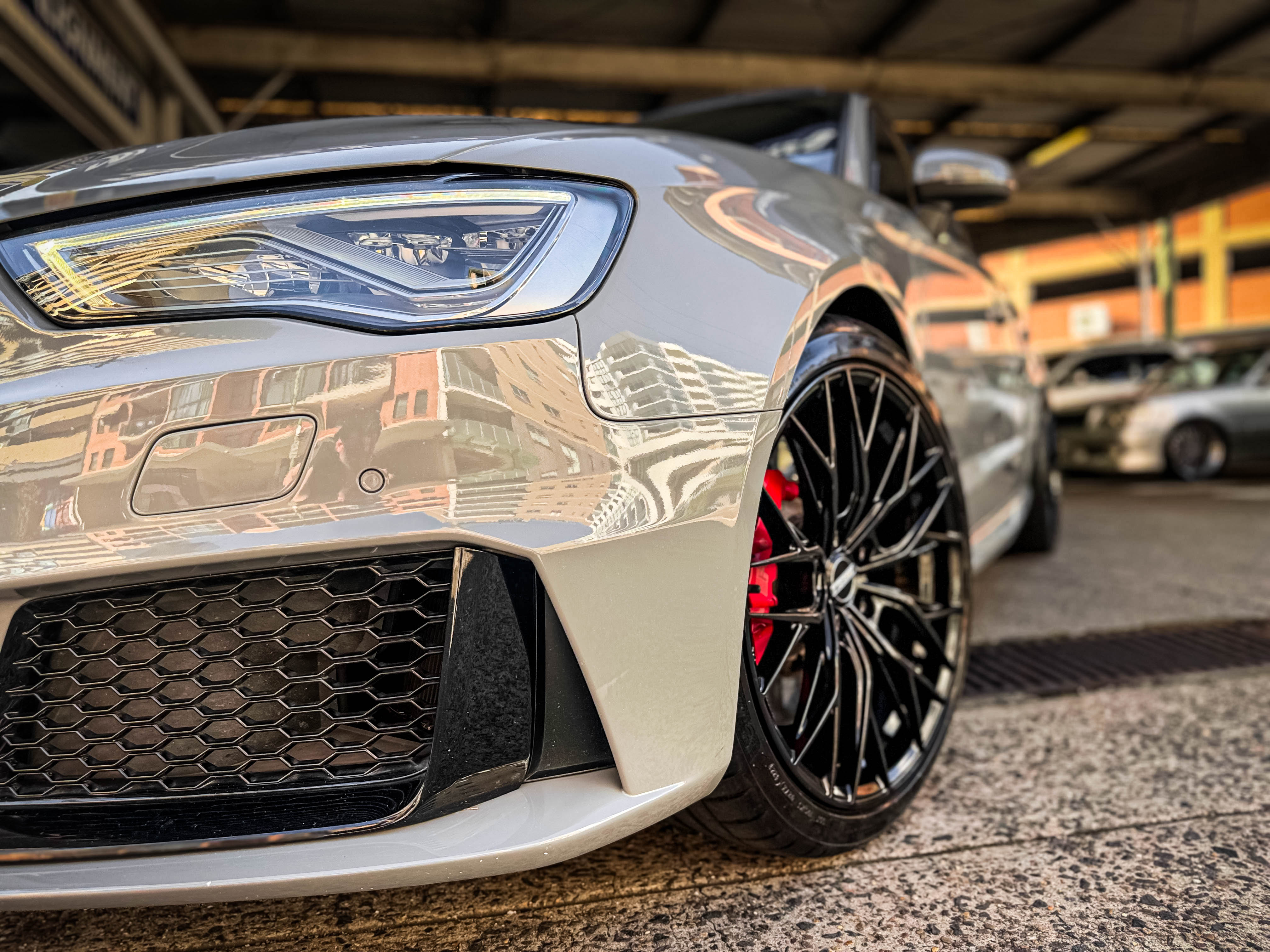 audi rs3 hussla rizz gloss black wheel #16579