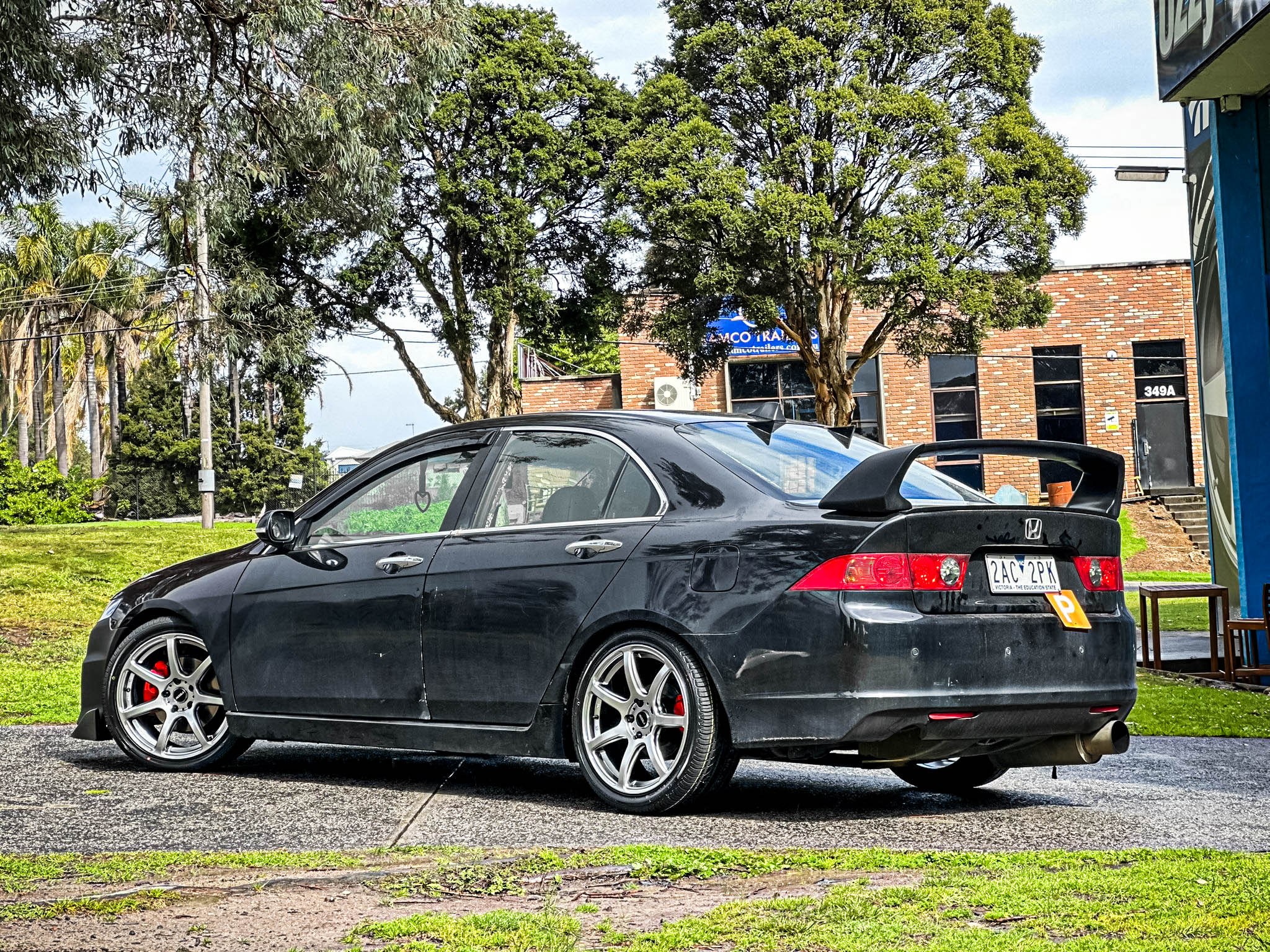 HONDA ACCORD HUSSLA OSAKA HYPER BLACK Wheel #16712