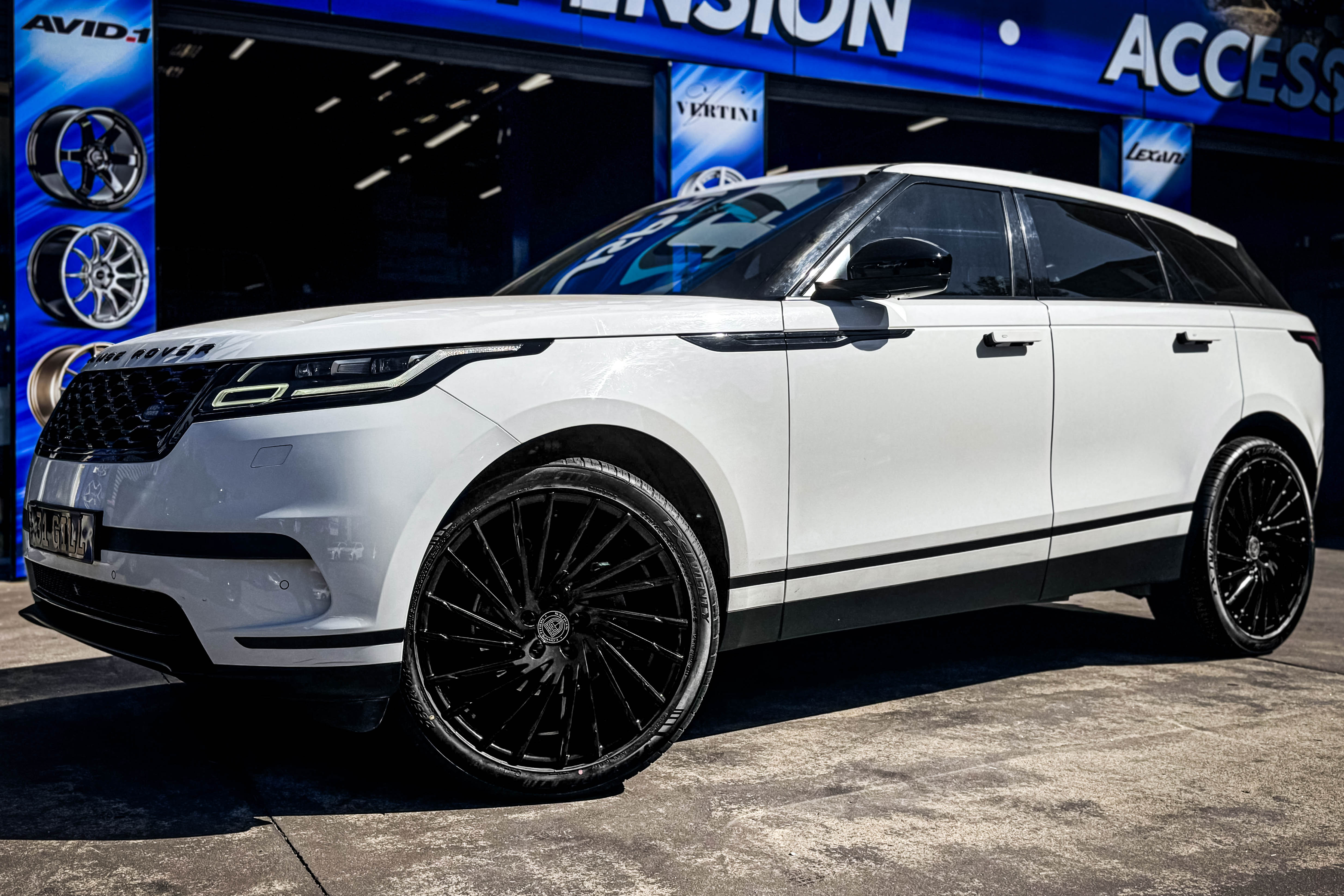 LAND ROVER RANGE ROVER VELAR LEXANI WRAITH FULL GLOSS BLACK 22 #16748