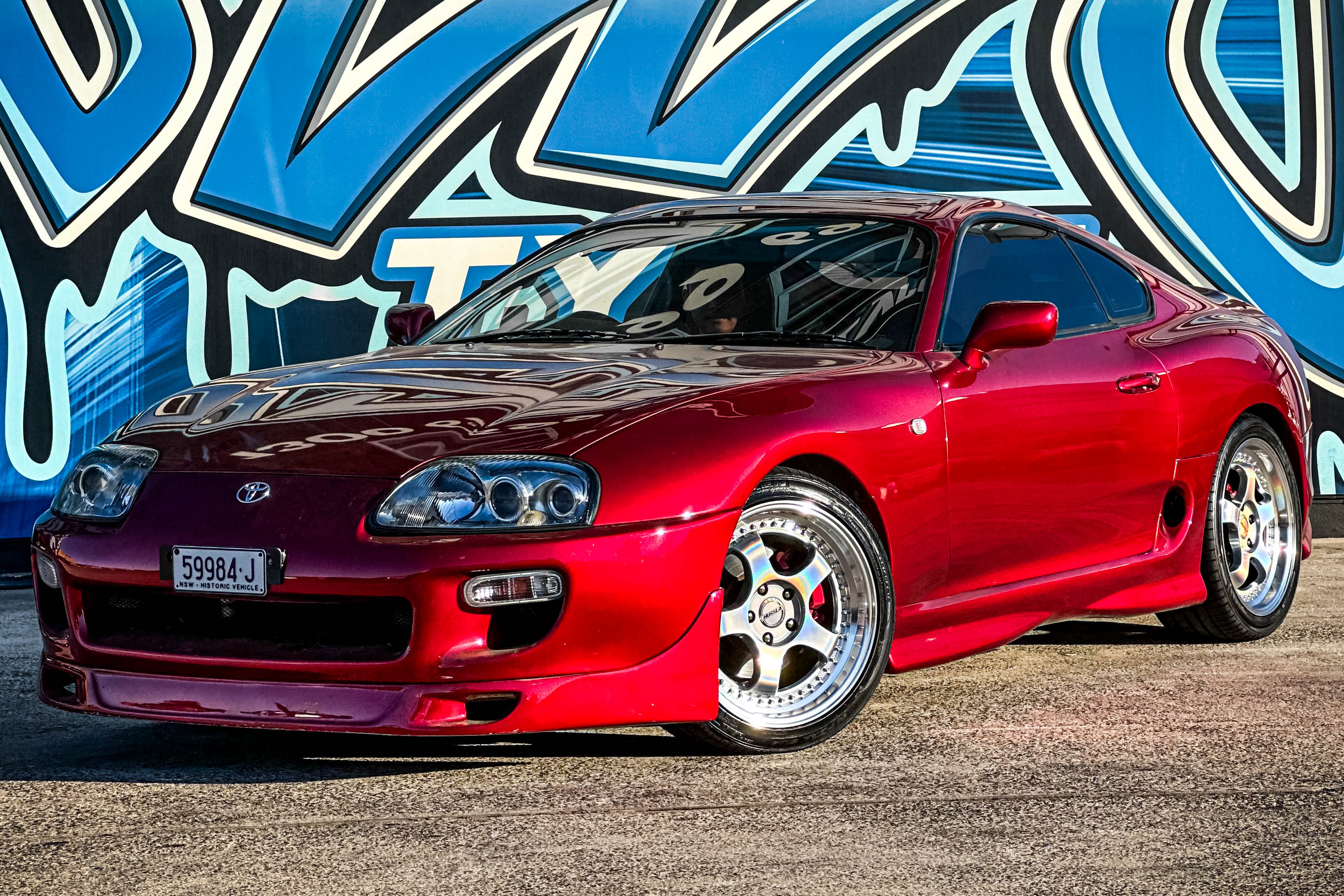 TOYOTA SUPRA HUSSLA ZEN COSMIC PEARL 18 #16753