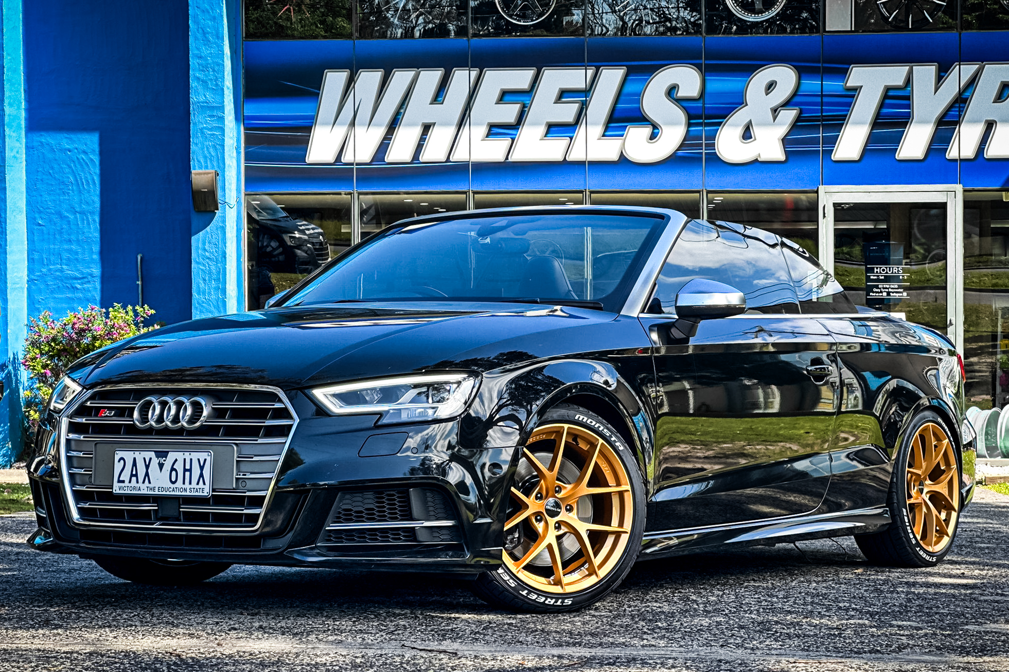 AUDI S3 HUSSLA FORGED B5 GOLD Wheel #16965