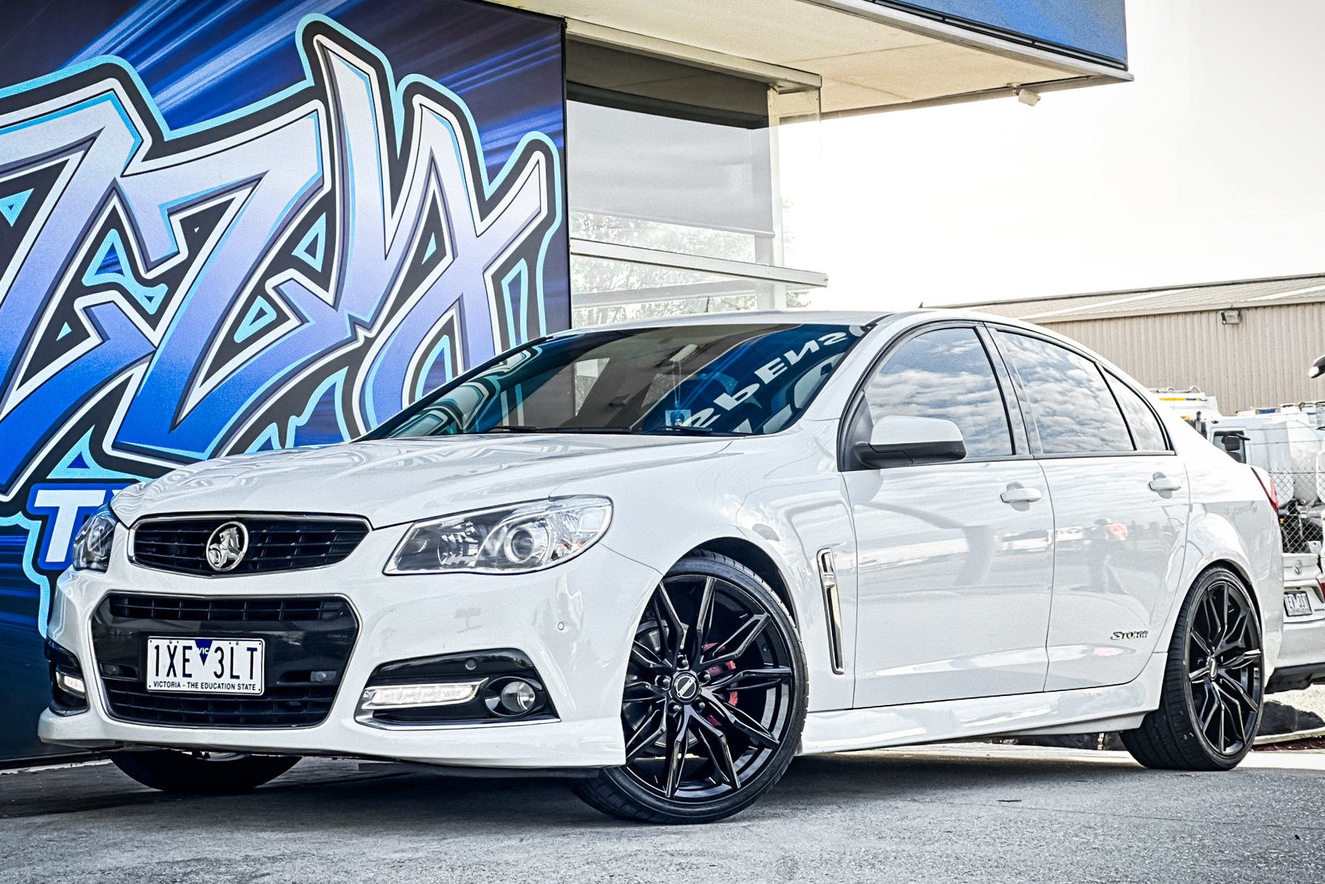 HOLDEN COMMODORE HUSSLA MEDUSA GLOSS BLACK Wheel #16975