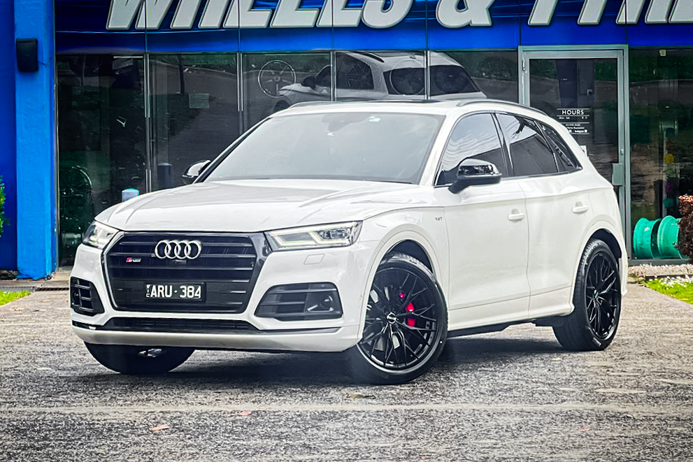 audi sq8 hussla rizz gloss black wheel #17000