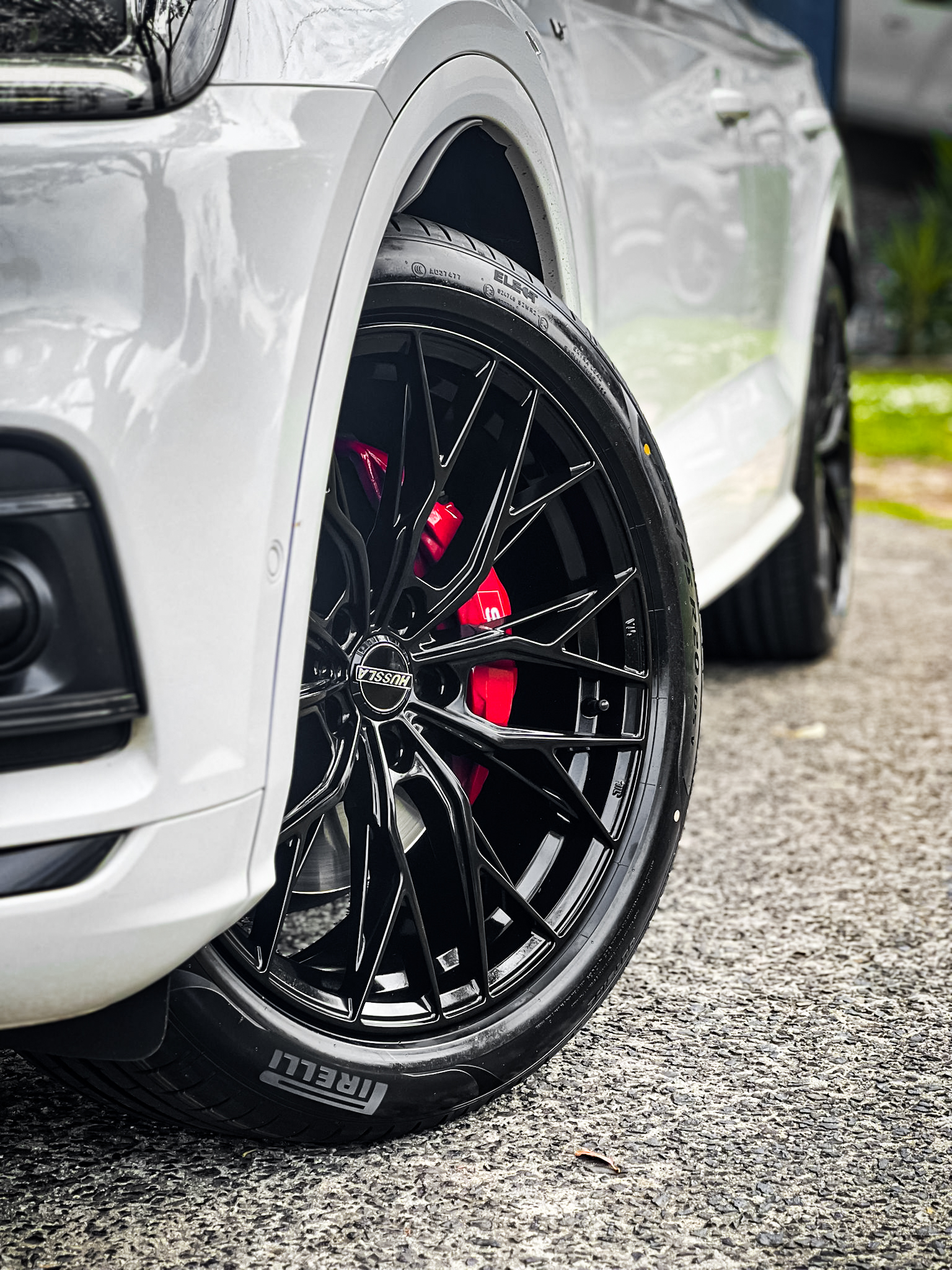 audi sq8 hussla rizz gloss black wheel #17000