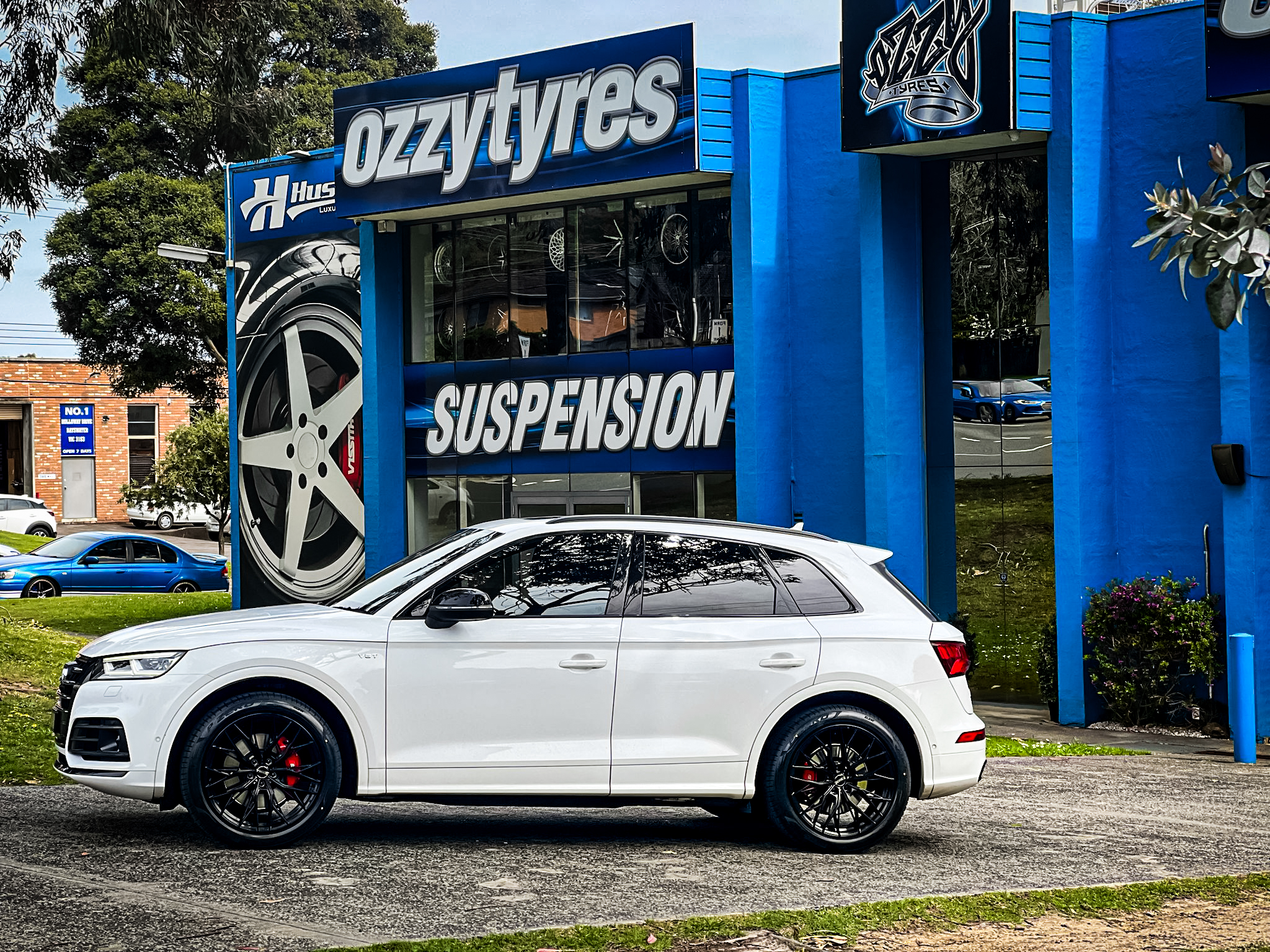 audi sq8 hussla rizz gloss black wheel #17000