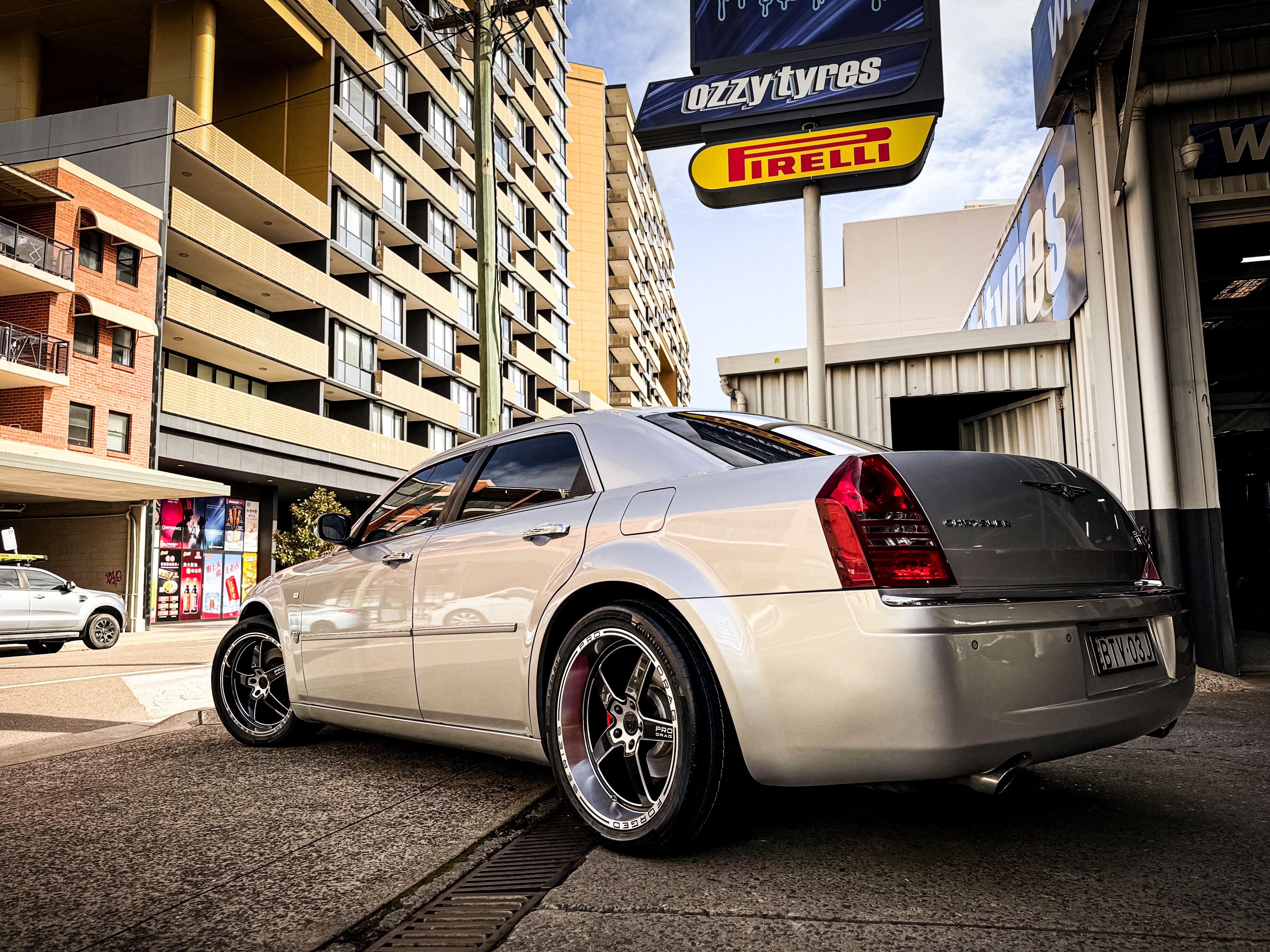 chrysler 300 pro drag pd1 machined lip wheel #17065