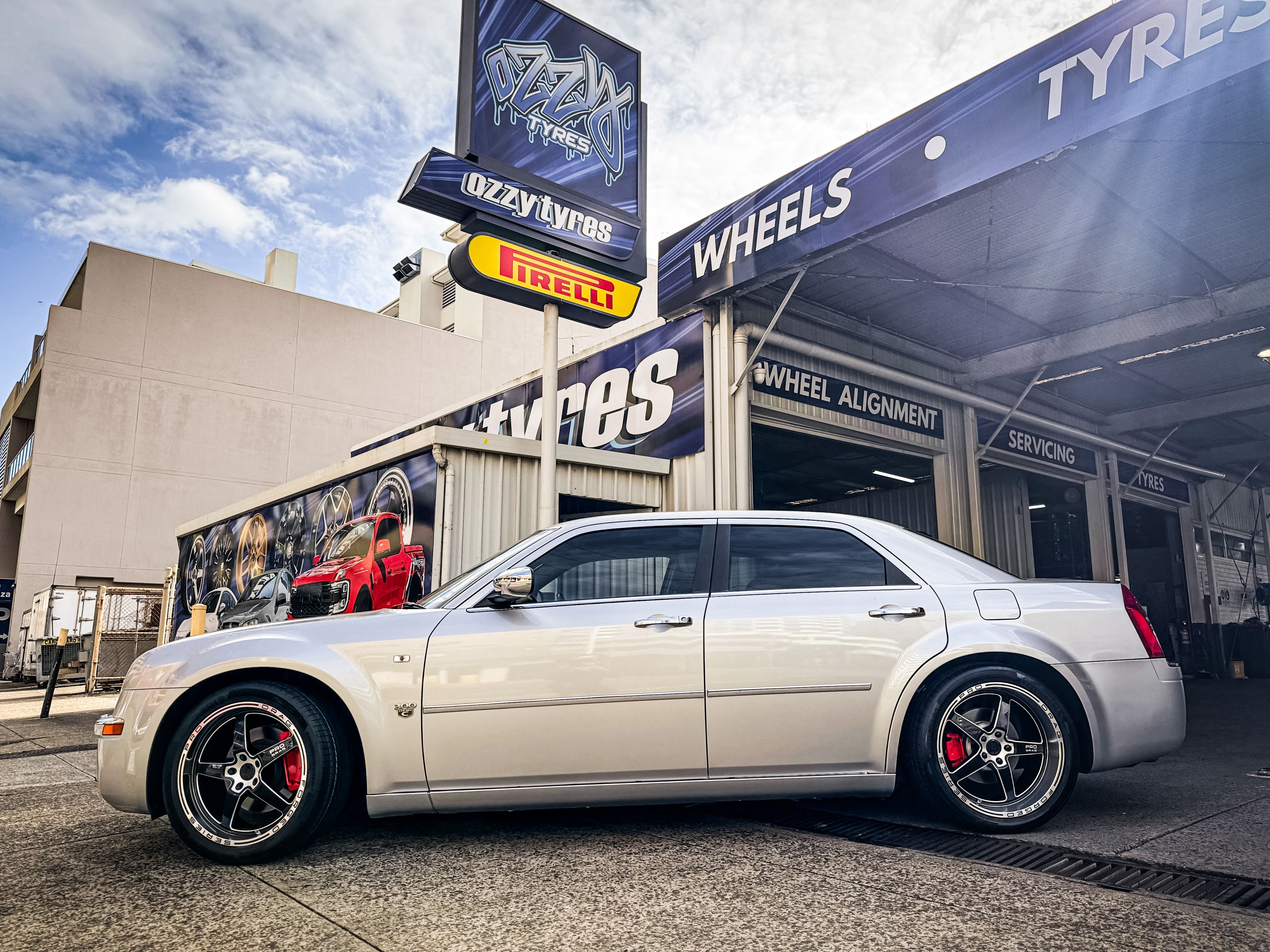 chrysler 300 pro drag pd1 machined lip wheel #17065