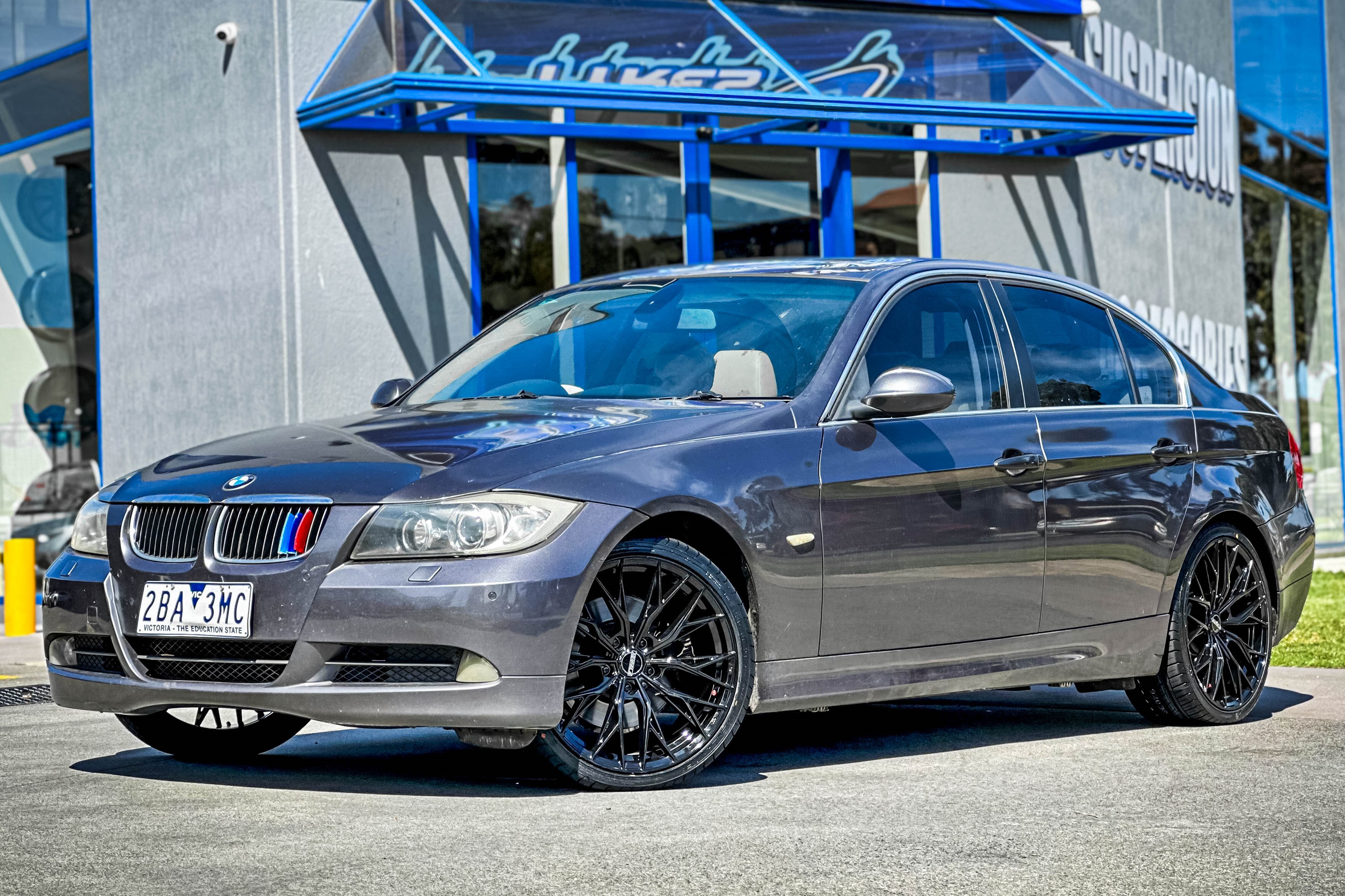 bmw 3 series hussla rizz gloss black wheel #17244