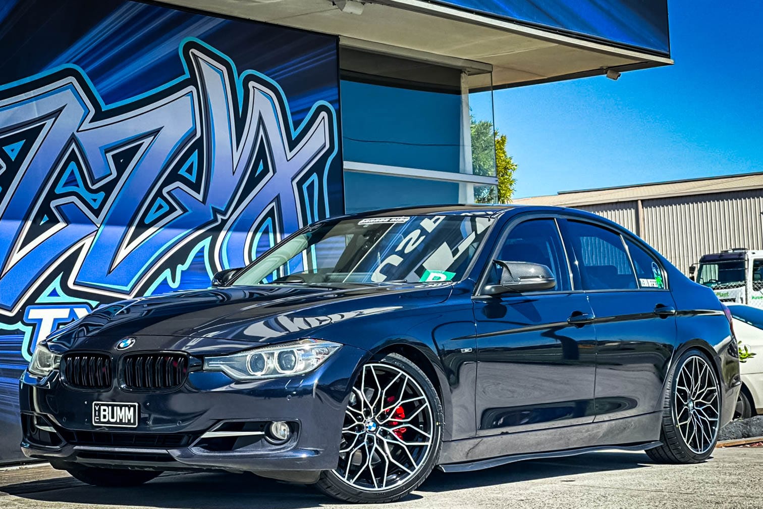 BMW 3 SERIES F30-F34 EURO SPEC REPLICA HONEYCOMB 872 MACHINED BLACK ...
