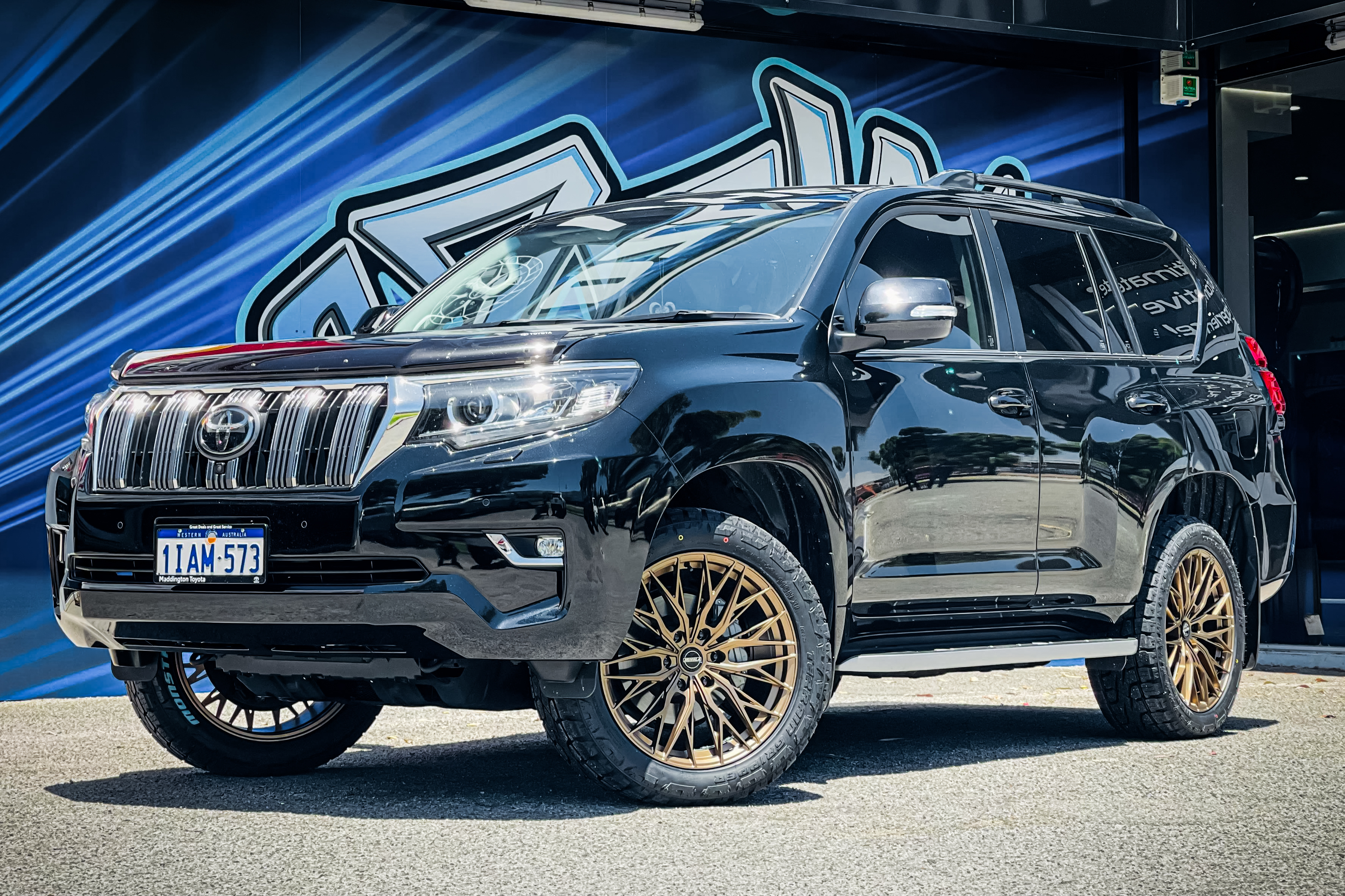 toyota land cruiser hussla wolverine full matte bronze wheel #17715