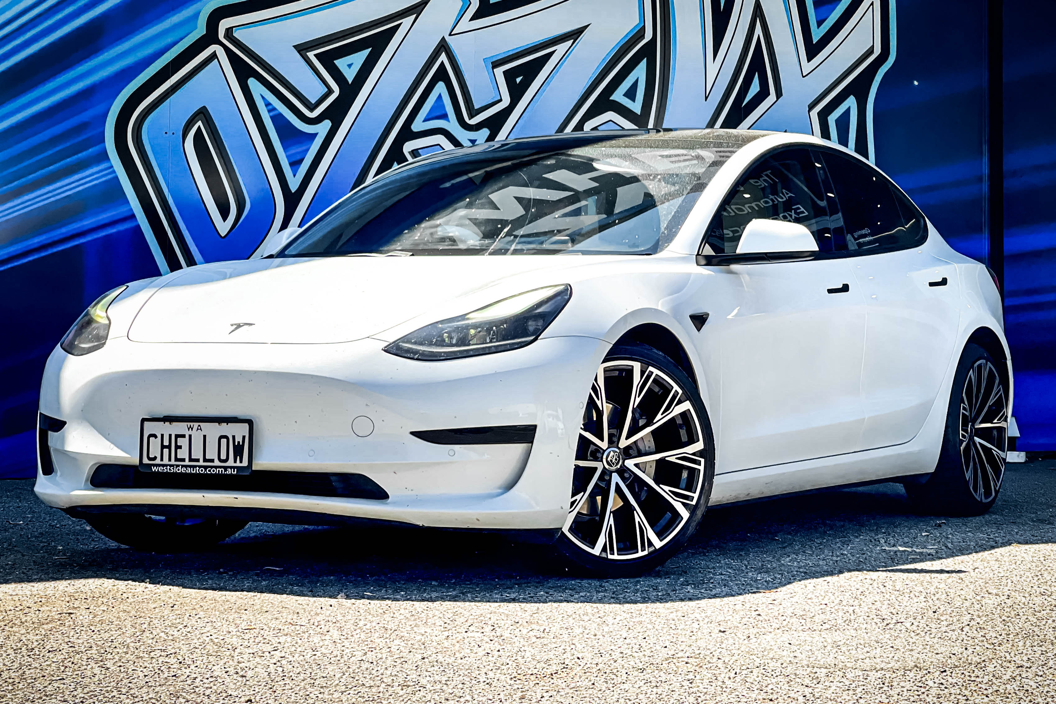 TESLA MODEL 3 EURO SPEC REPLICA 551 BLACK MACHINED FACE #17844