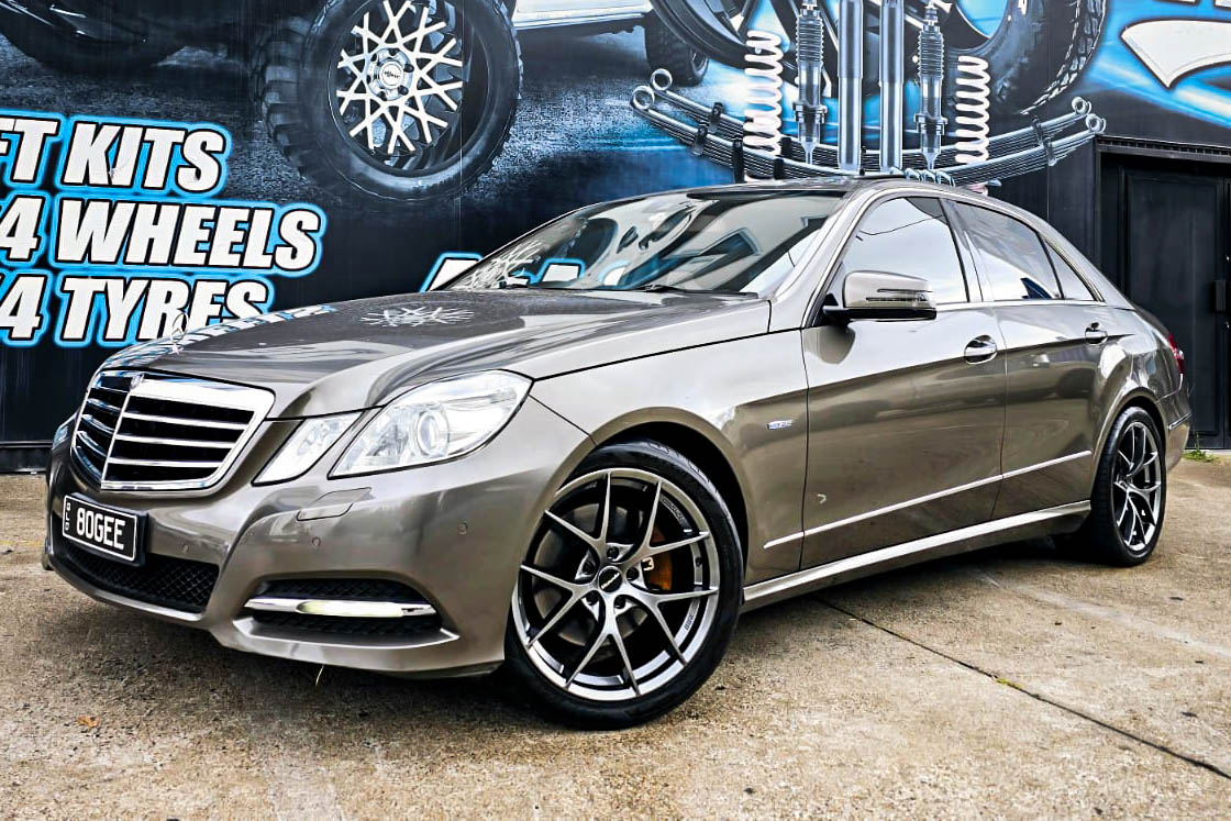 MERCEDES-BENZ E-CLASS HUSSLA FORGED B5 DIAMOND BLACK #18082