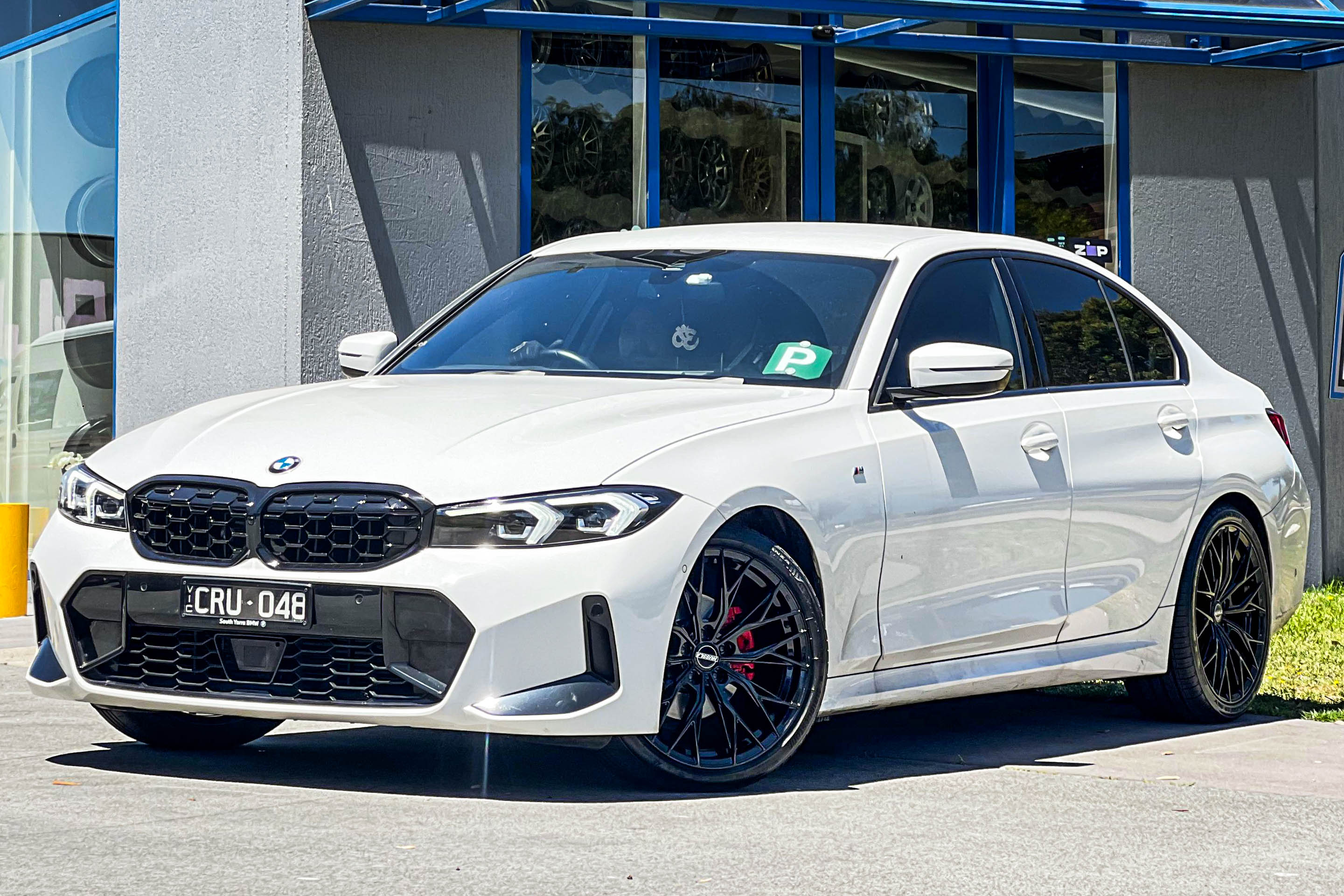 bmw 3 series hussla rizz gloss black wheel #18091