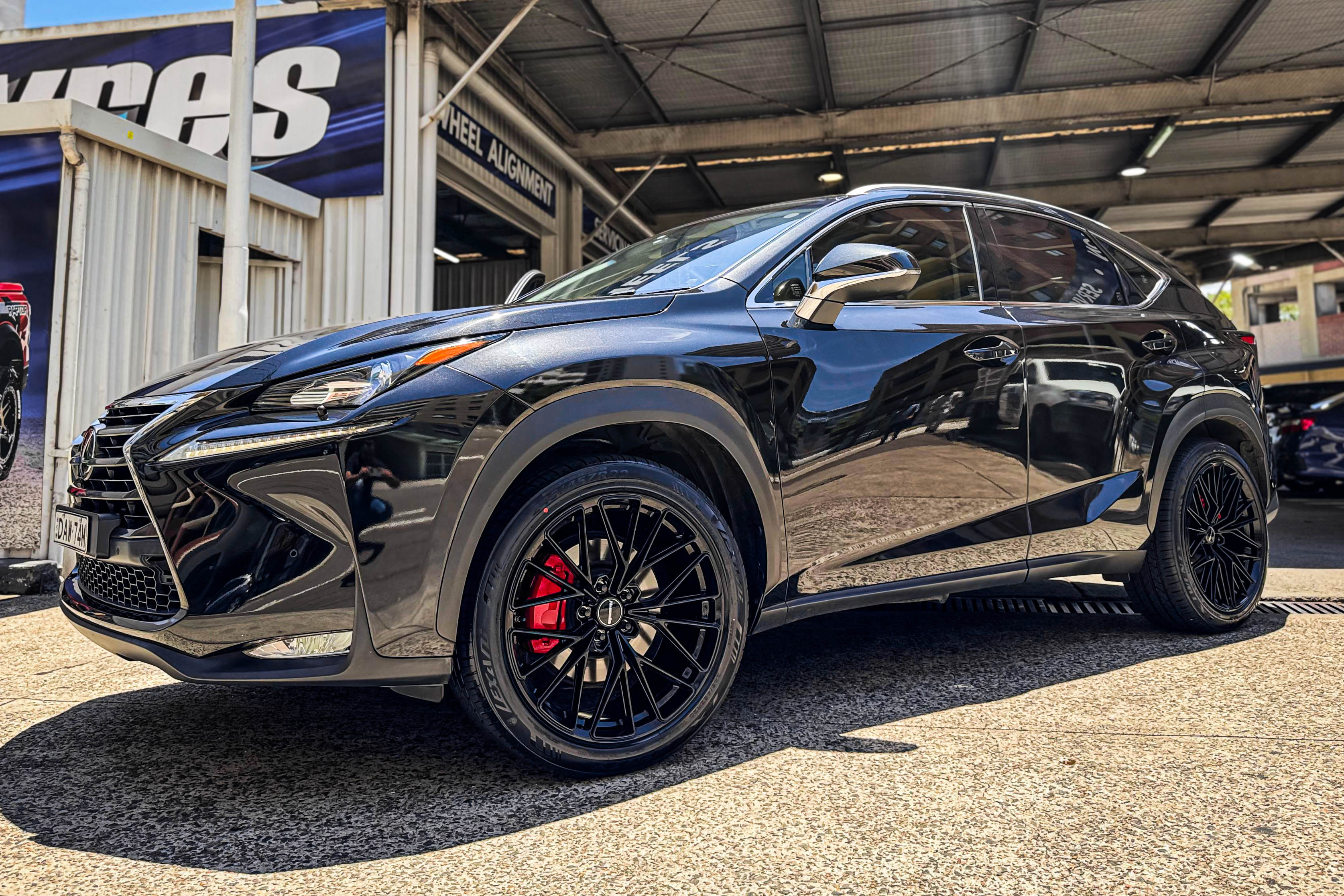 LEXUS NX HUSSLA BARCELONA GLOSS BLACK 20 #18117