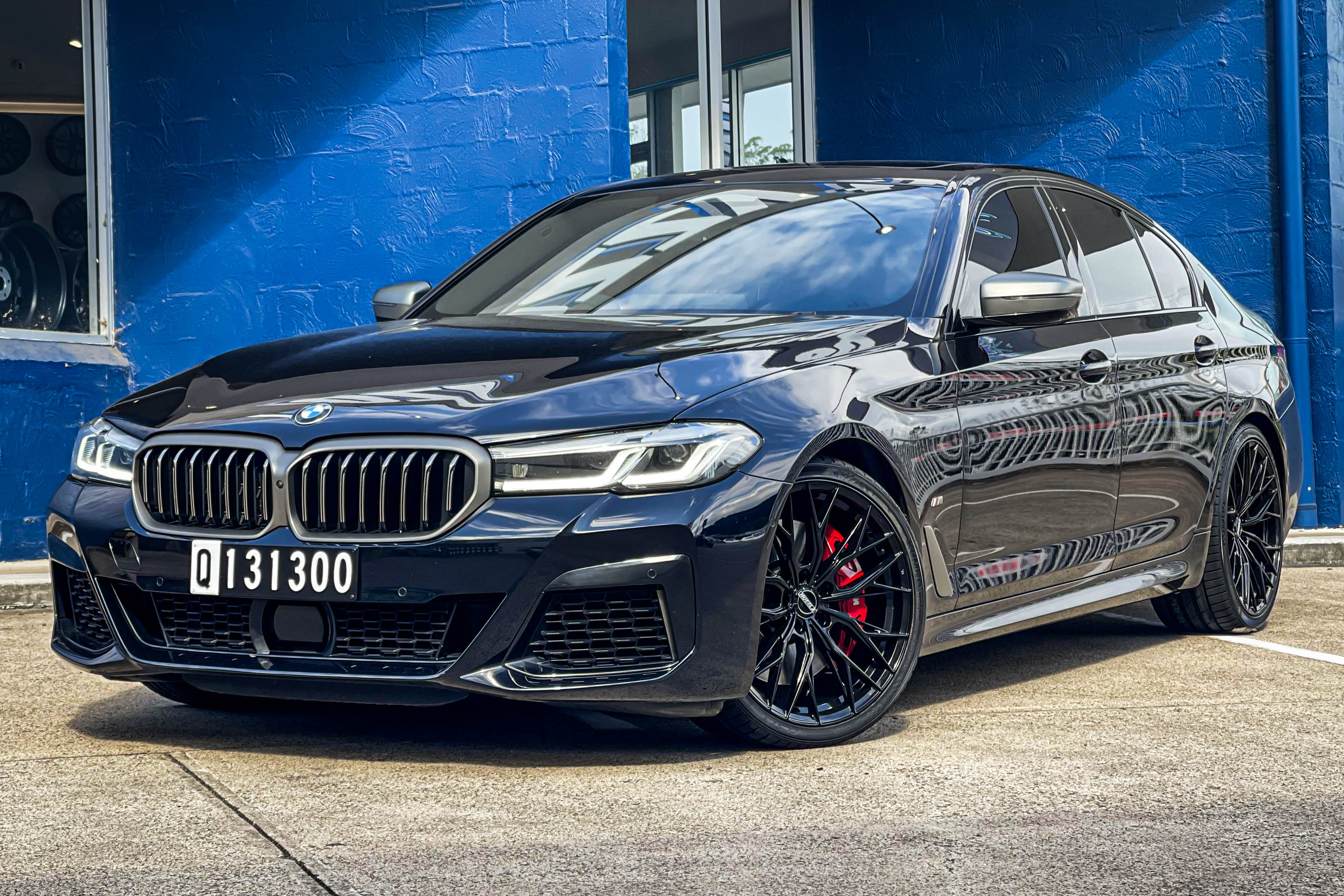 BMW 5 SERIES HUSSLA RIZZ GLOSS BLACK Wheel #18301