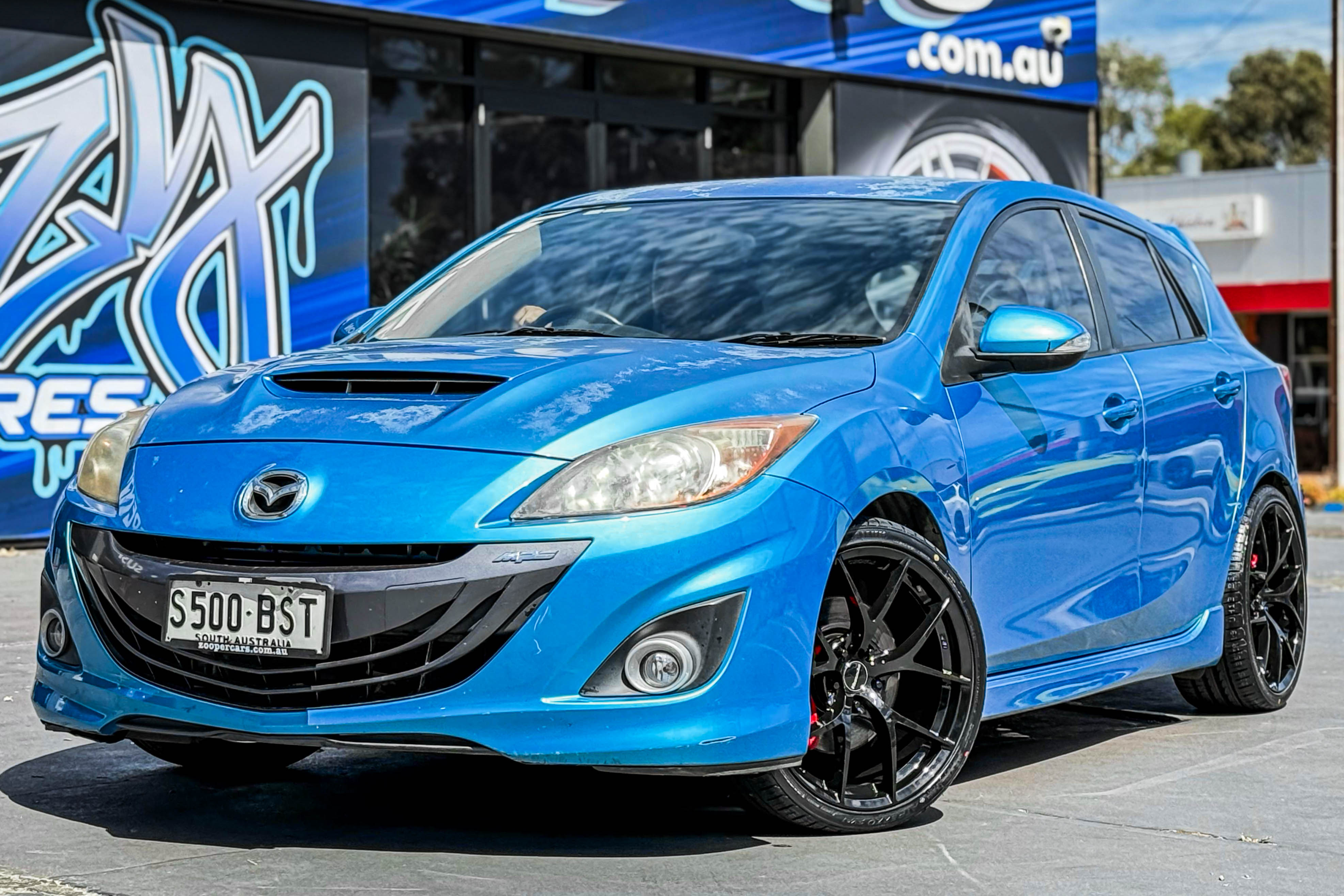 MAZDA 3 HUSSLA FORGED B5 GLOSS BLACK #18406