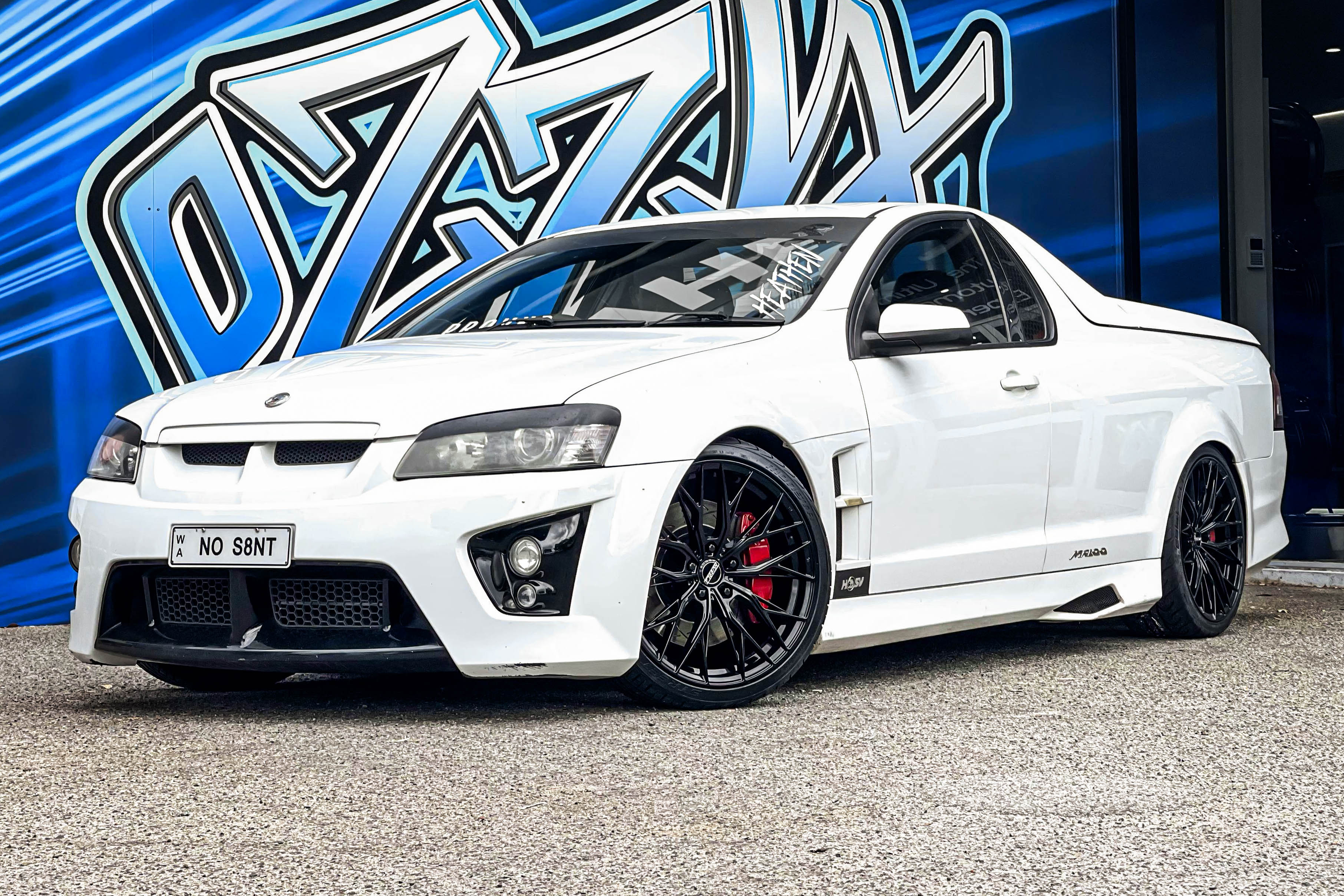 HOLDEN HSV MALOO HUSSLA RIZZ GLOSS BLACK 20 #18429