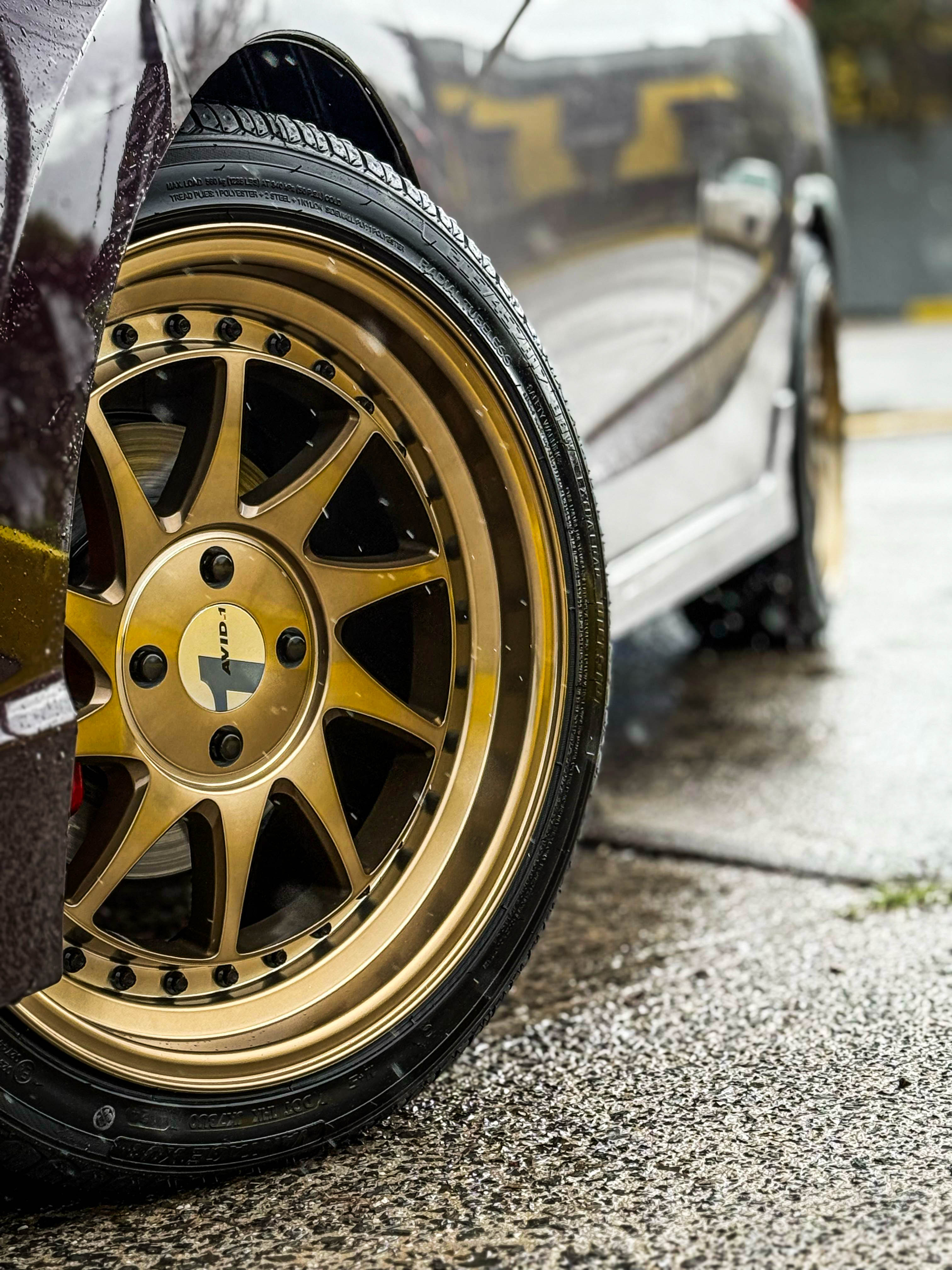 honda shuttle avid av-56 machined bronze wheel #18429