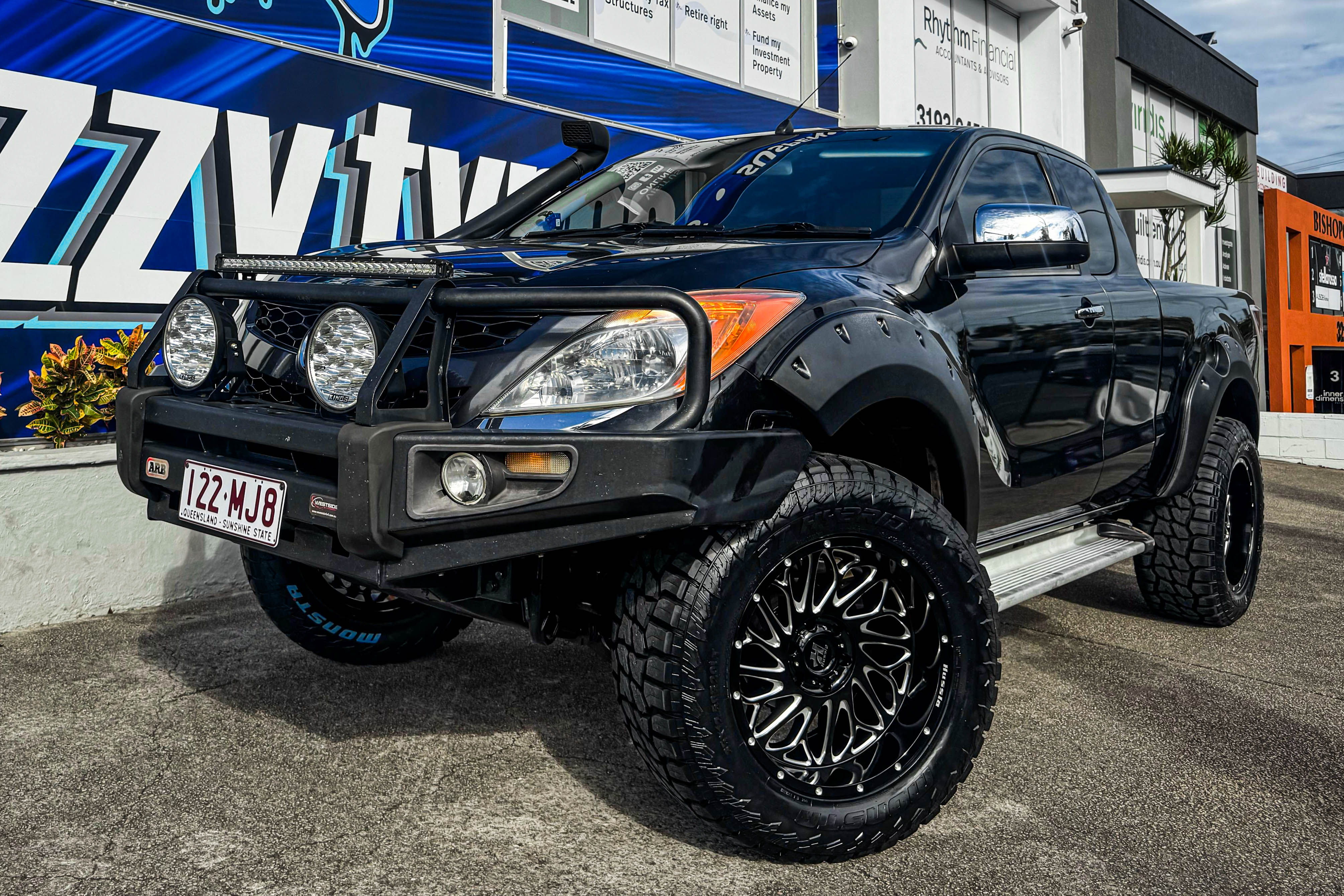 MAZDA BT-50 HUSSLA MAC 10 GLOSS BLACK 20 #18431