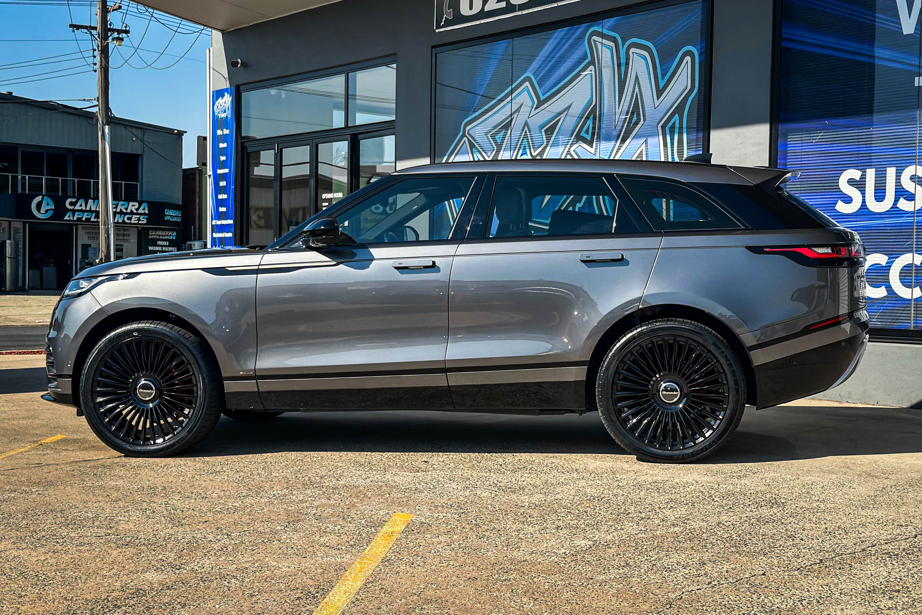 land rover range rover hussla dubai gloss black wheel #19016