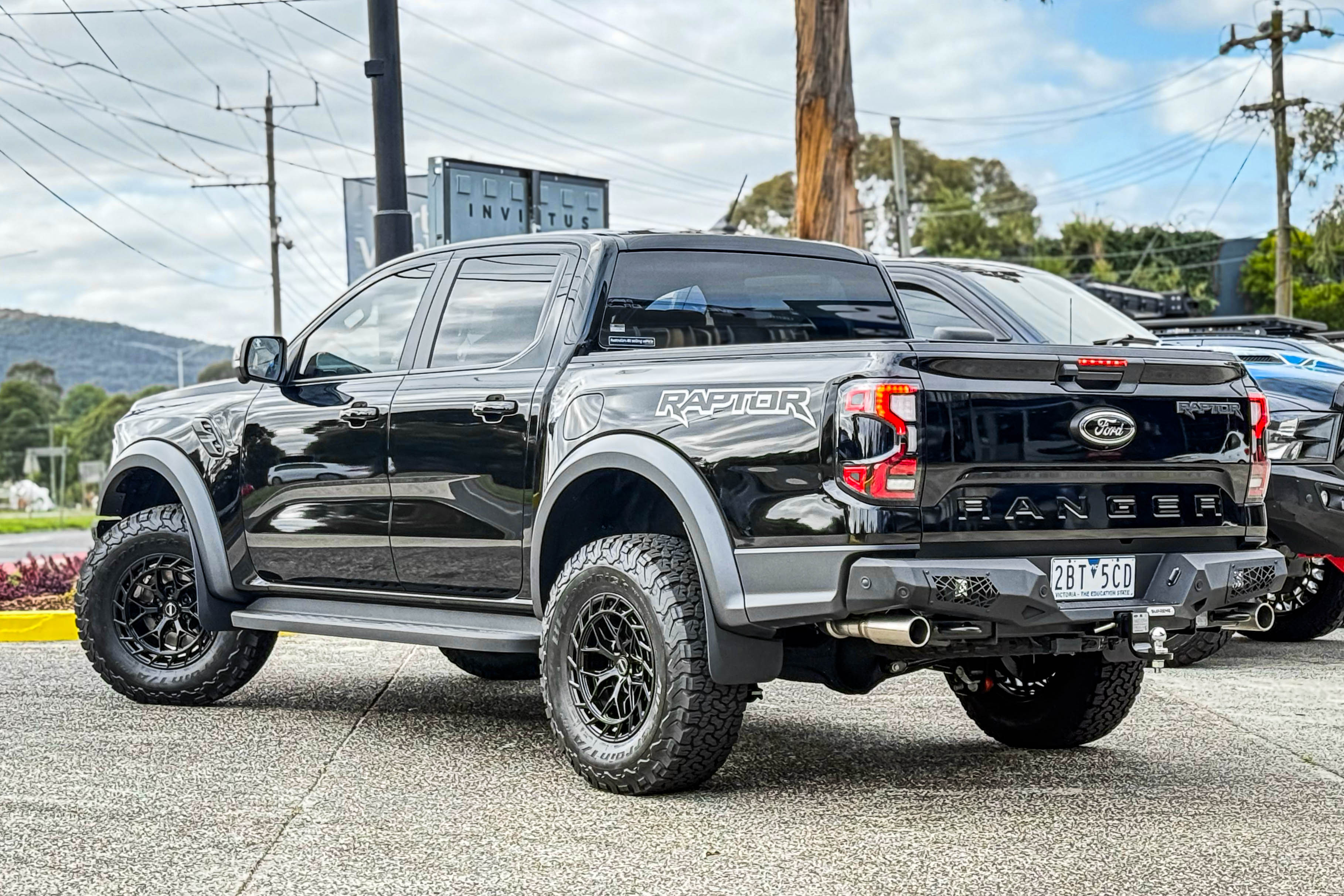 R Black Ranger Raptor Modified ford ranger raptor hussla gunner full gloss black wheel #19021