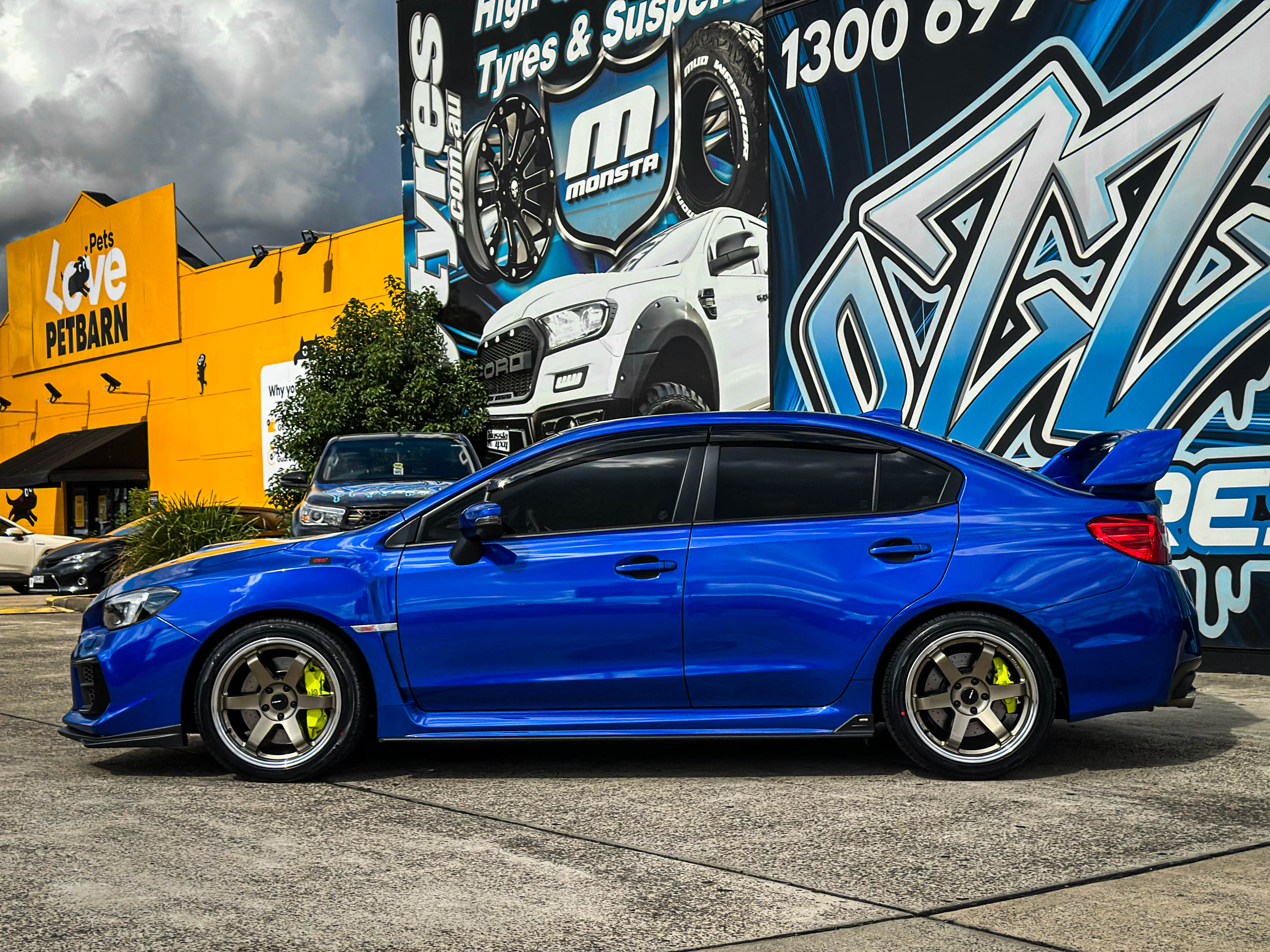 subaru wrx avid av-06 gloss bronze wheel #19105