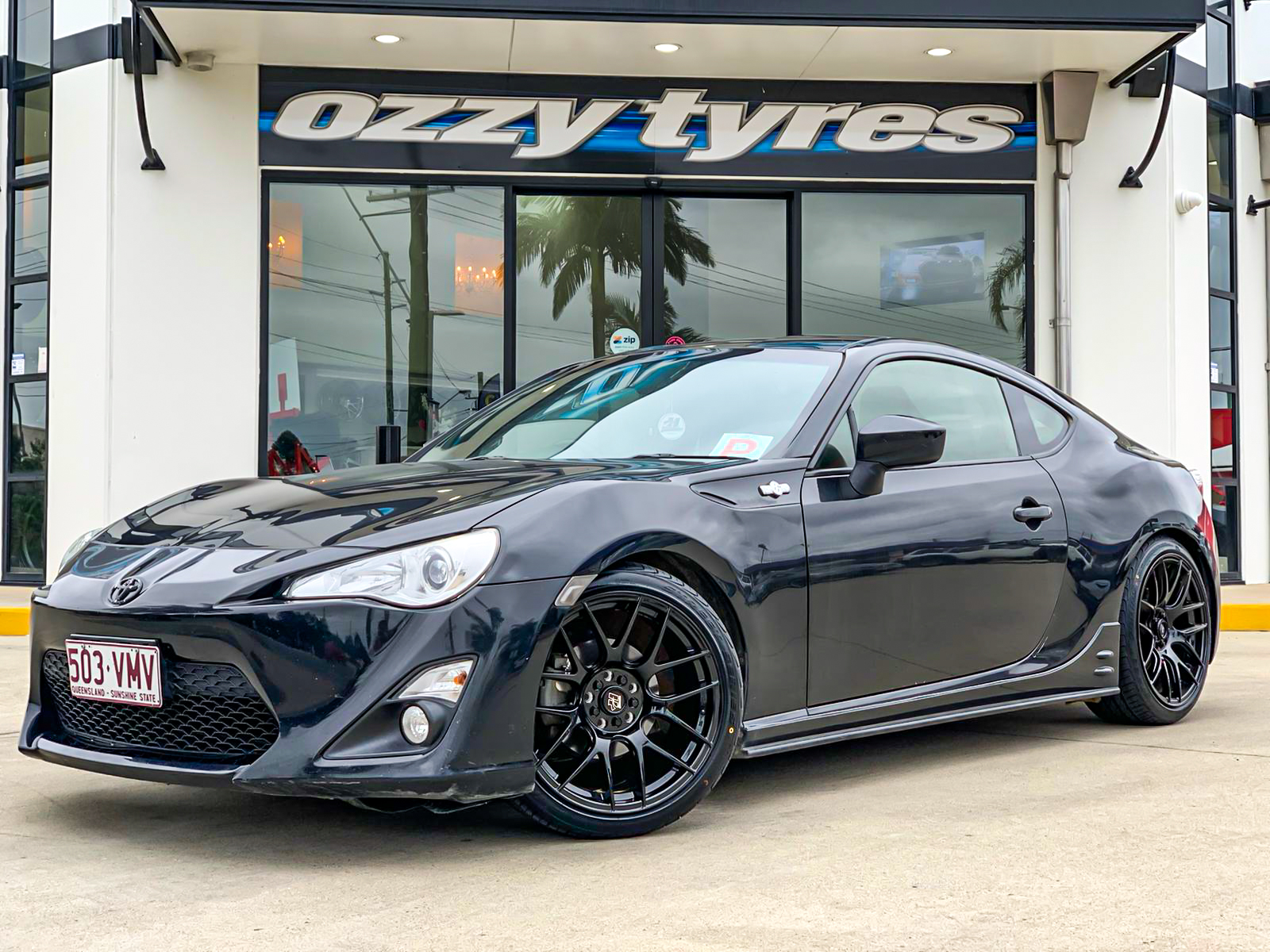 TOYOTA 86 HUSSLA 030 GLOSS BLACK #1929