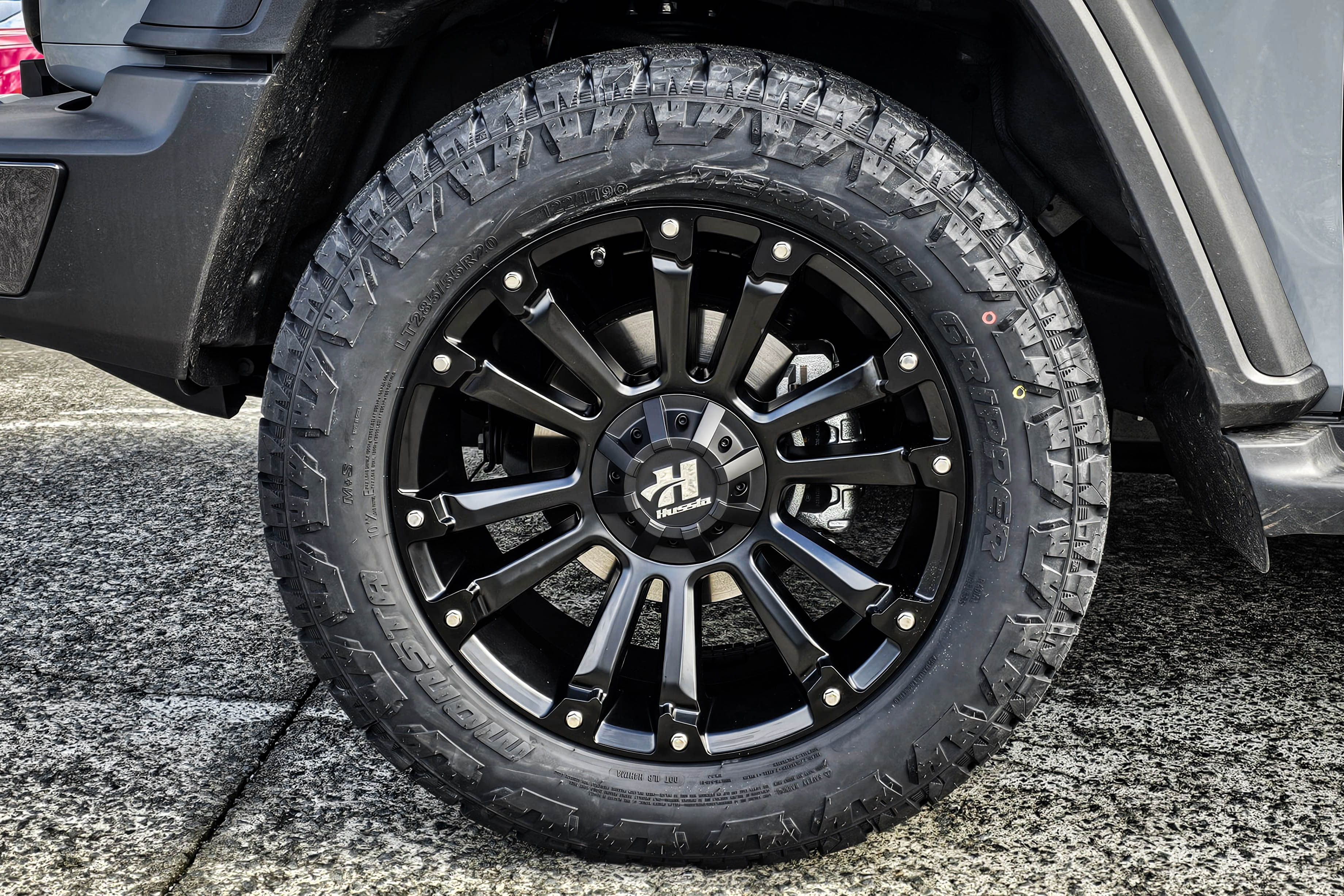 great wall tank 300 hussla ambush matte black wheel #19367