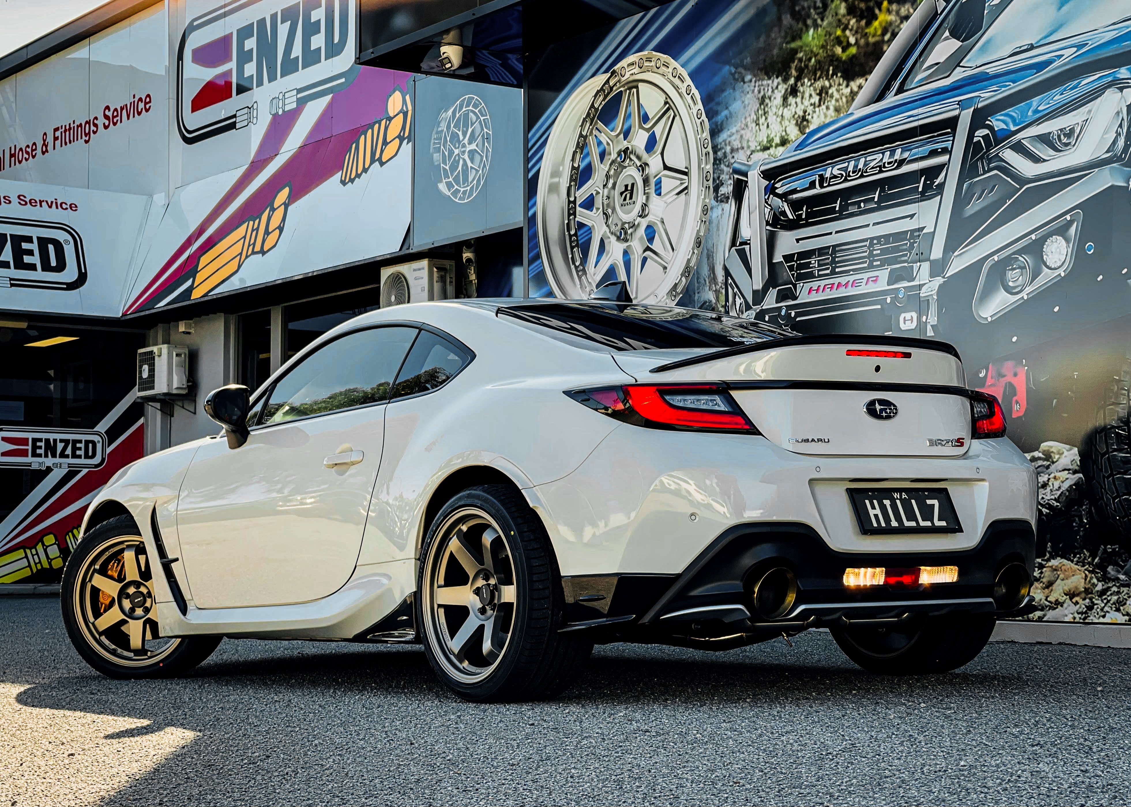 subaru brz avid av-06 matte bronze wheel #20405