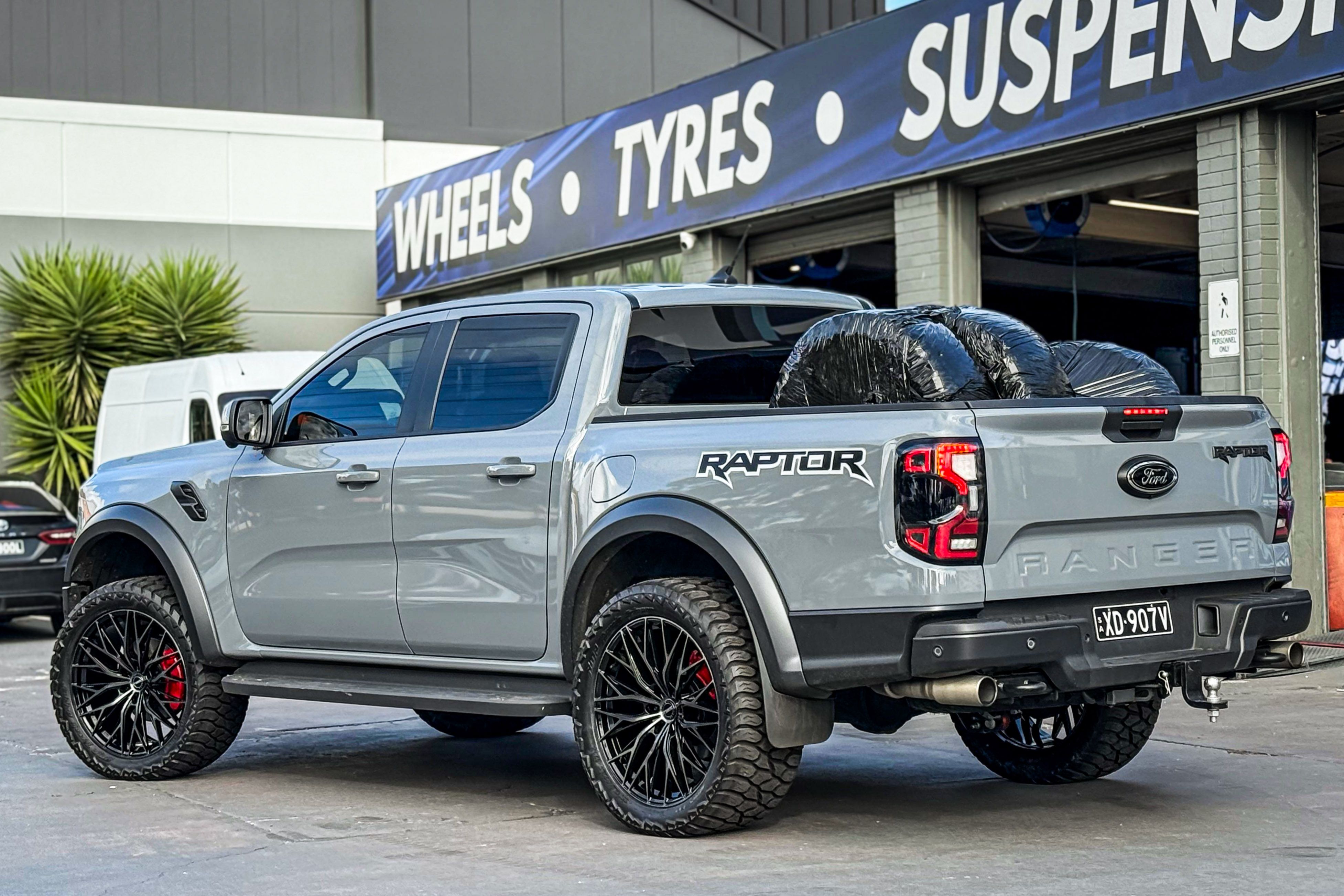 Wolverine Ranger ford ranger next gen hussla wolverine gloss black tint face wheel #21435