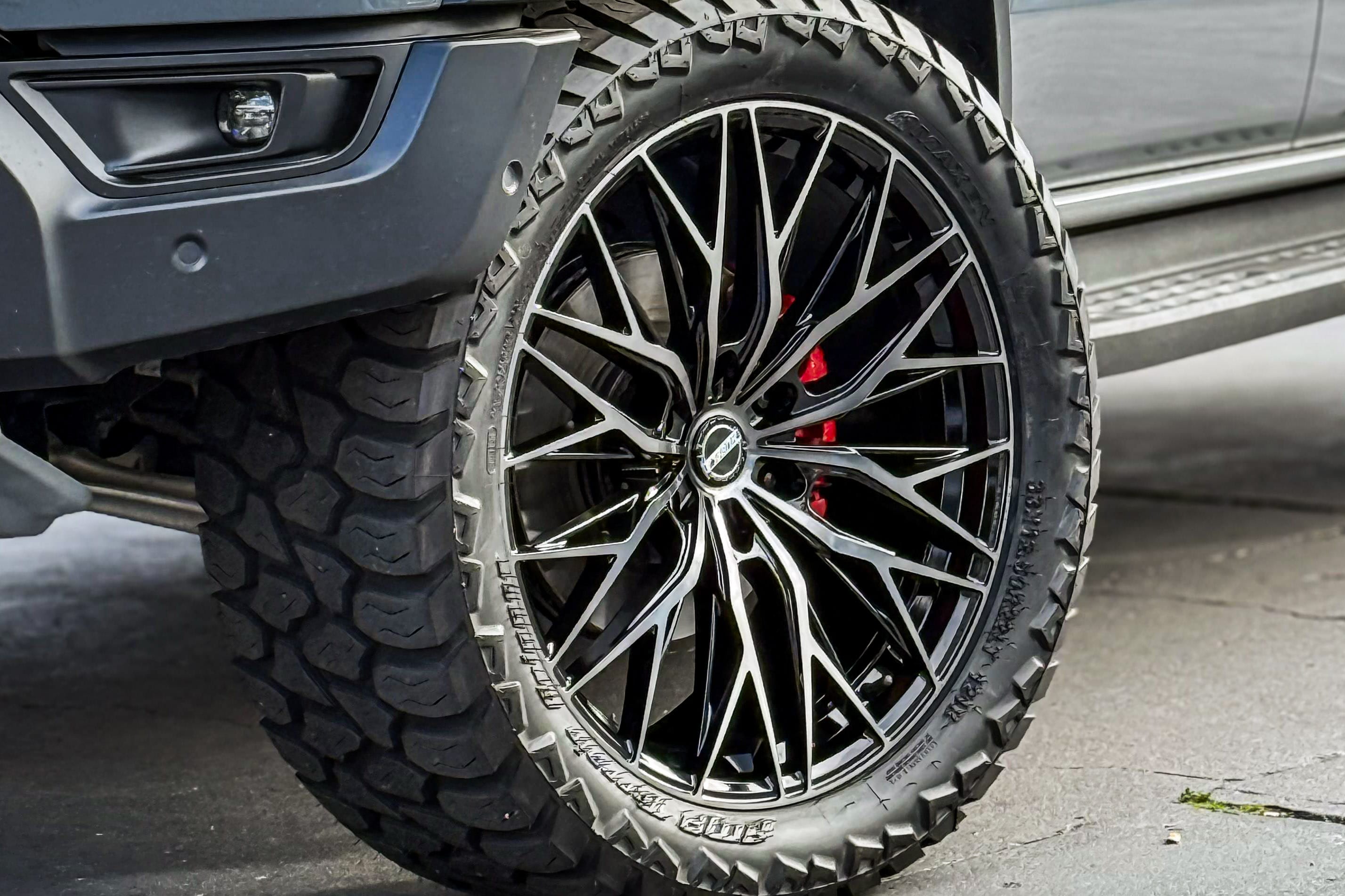 Wolverine Ranger ford ranger next gen hussla wolverine gloss black tint face wheel #21435