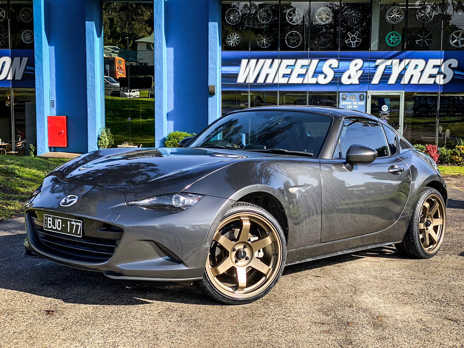 Mazda mx-5 avid av-06 matte bronze #2350