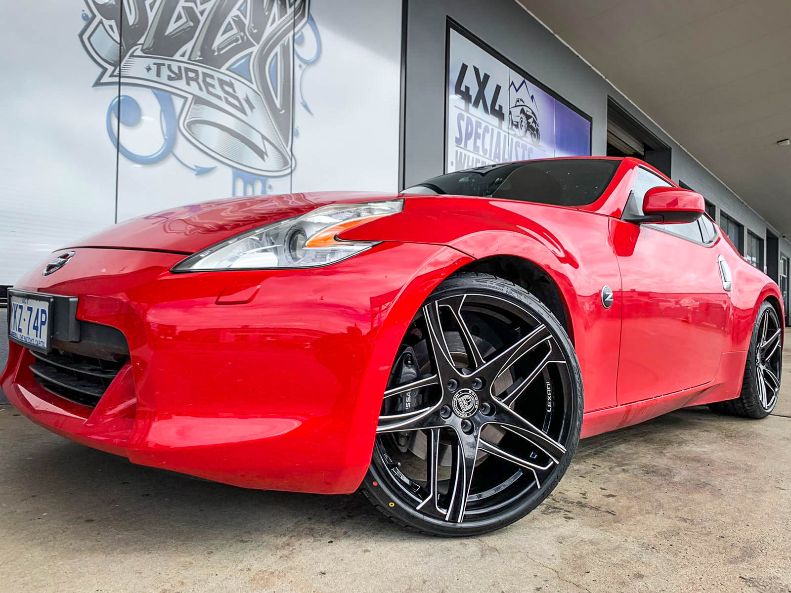 NISSAN 370Z LEXANI BAVARIA GLOSS BLACK MILLED ACCENTS 2476