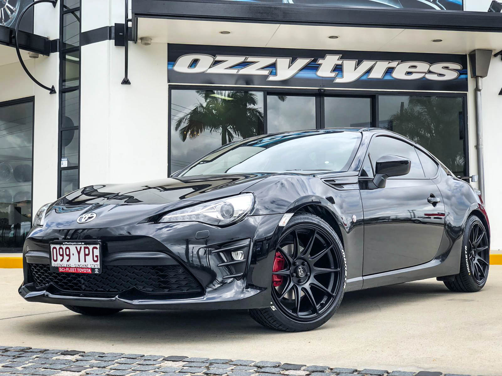 TOYOTA 86 HUSSLA 027 MATTE BLACK #316