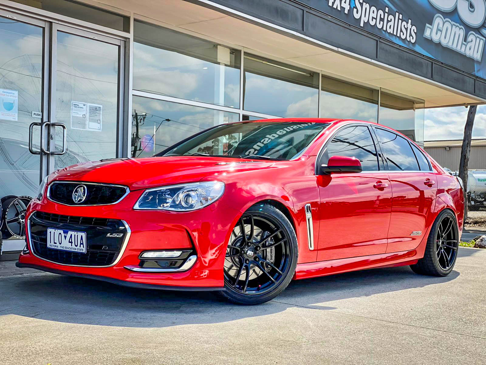 HOLDEN COMMODORE P51 MUSTANG GLOSS BLACK #3412