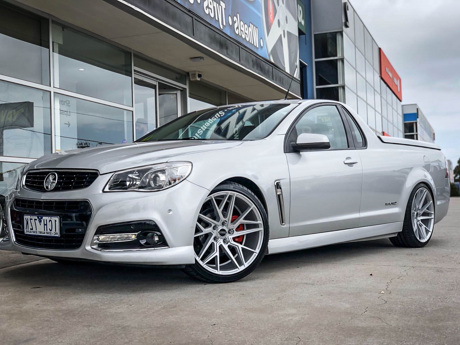 HOLDEN UTE HUSSLA JACQUES BRIGHT SILVER Wheel #3532