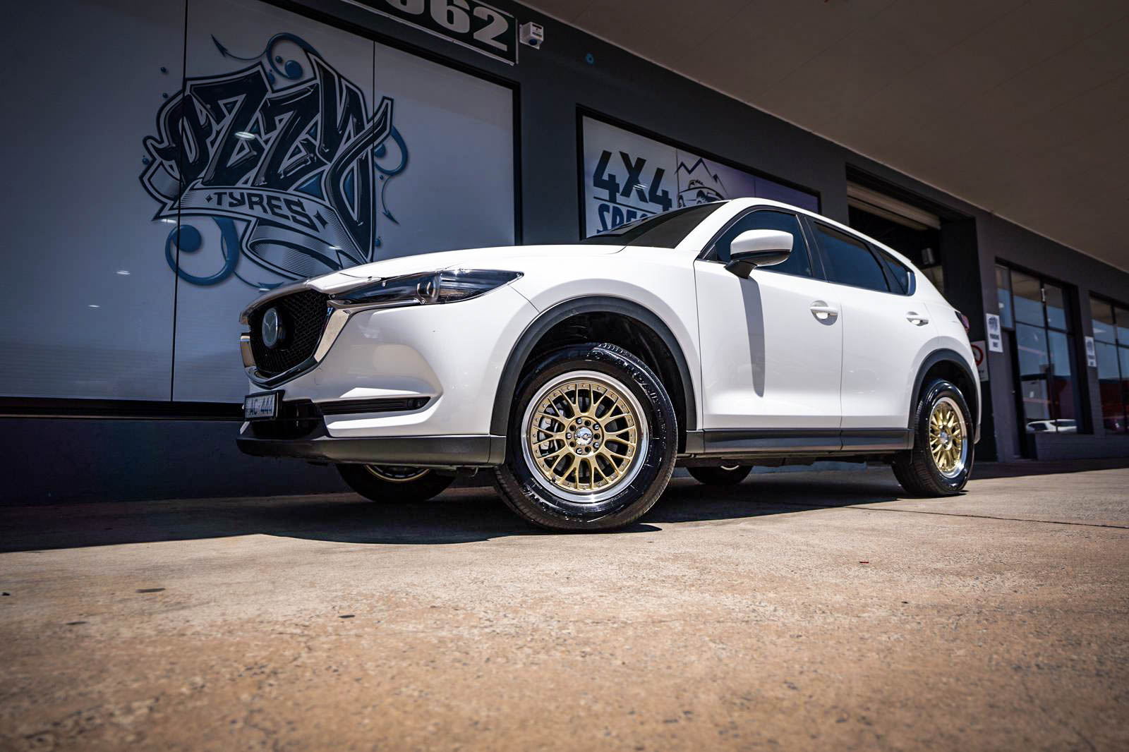 Mazda cx-5 hussla 021 gold machined lip #3543