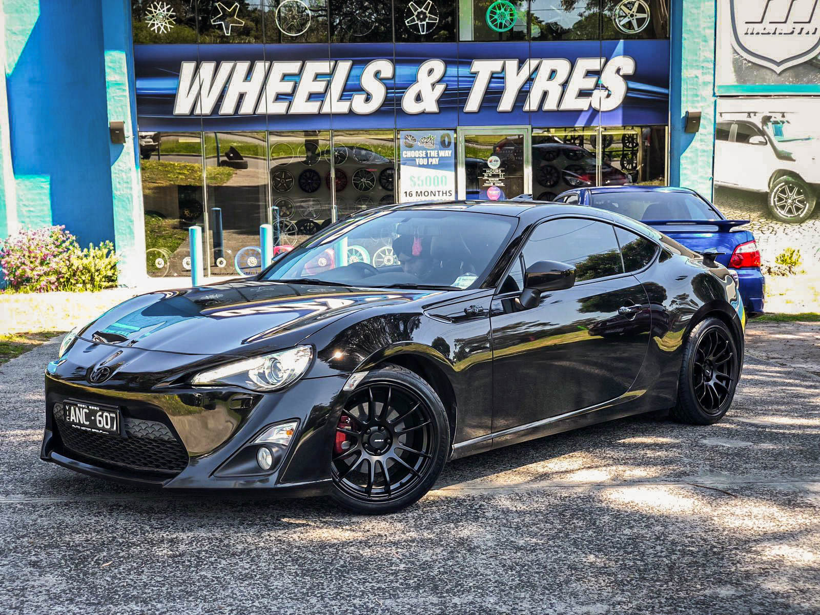 TOYOTA 86 AVID AV-20 MATTE BLACK #3826