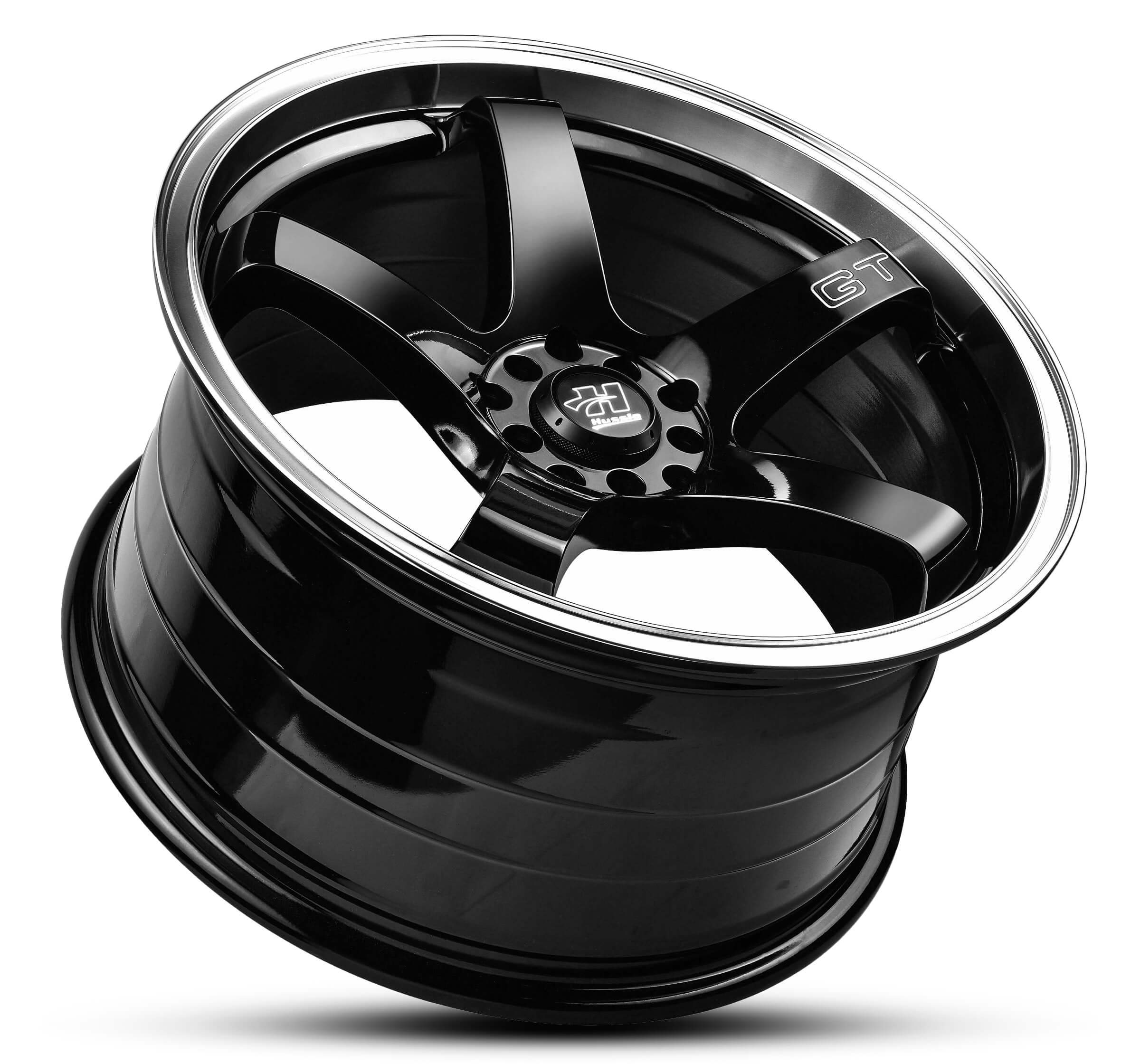 GT GLOSS BLACK CENTRE POLISHED LIP view 1