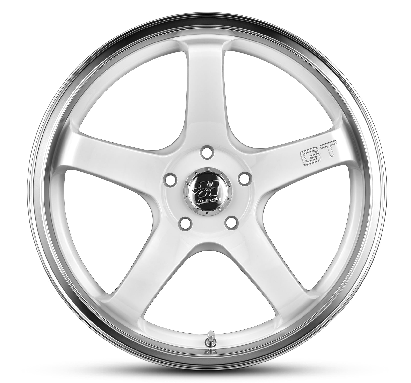 GT GLOSS WHITE MACHINED LIP view 2