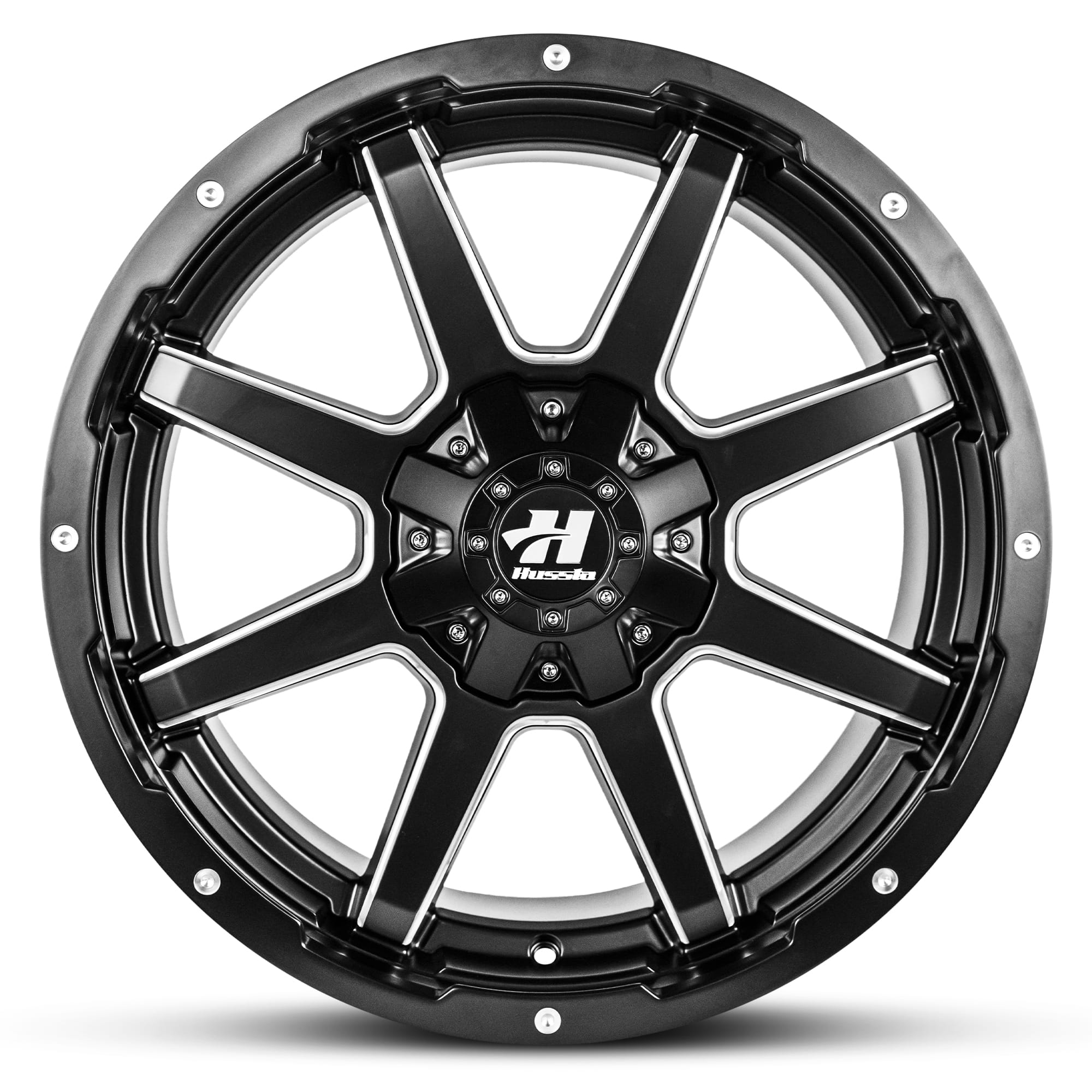 STEALTH MATTE BLACK MILLED SPOKES view 1