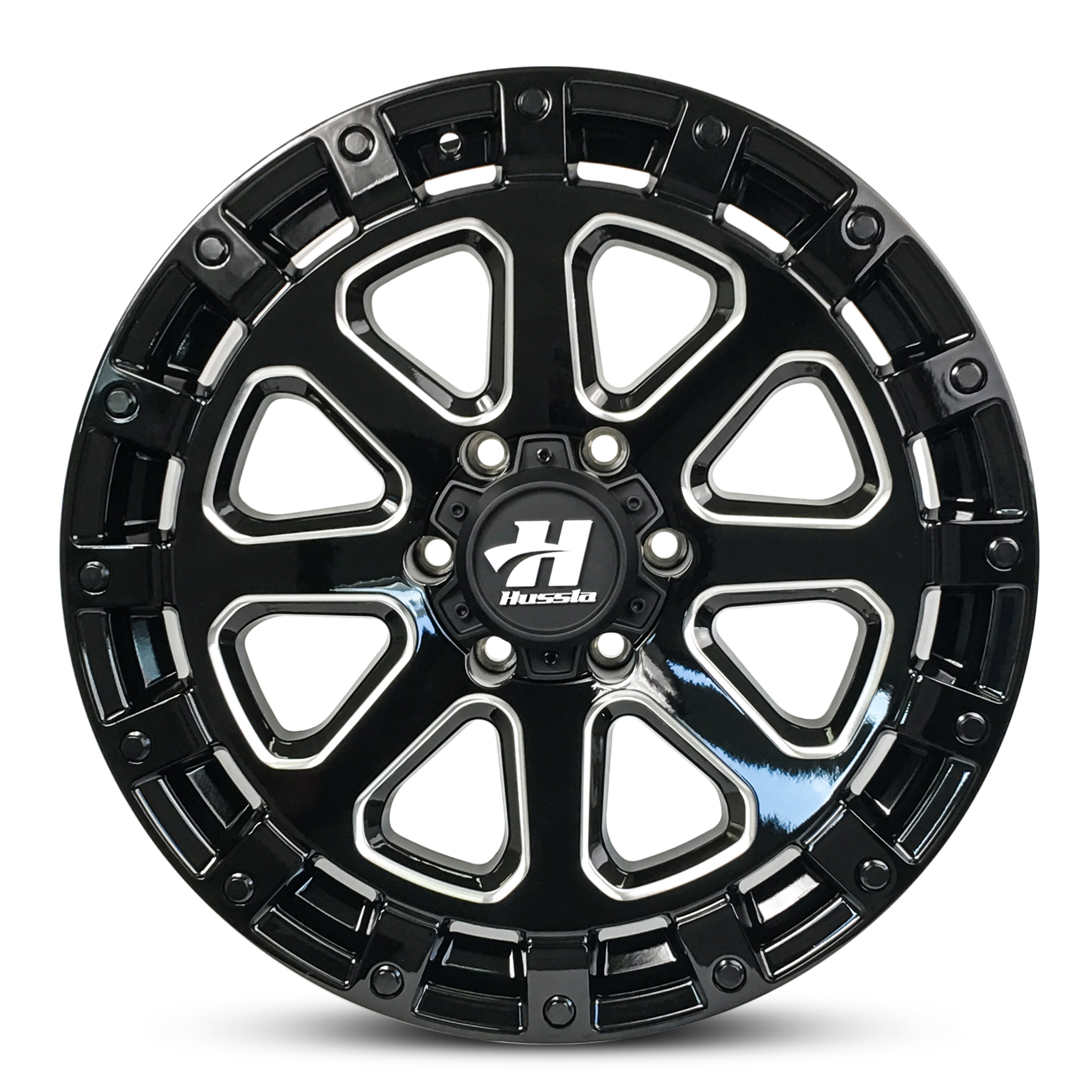 TAKE OVER GLOSS BLACK MILLED SPOKES BLACK BOLTS view 4