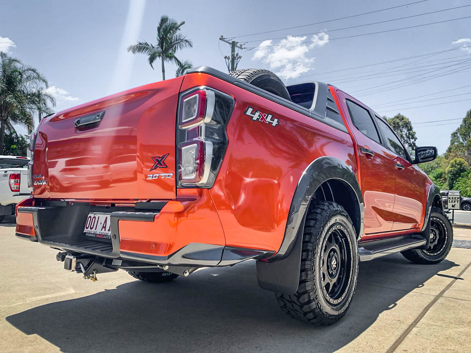 Isuzu d-max hussla raptor matte black #4343