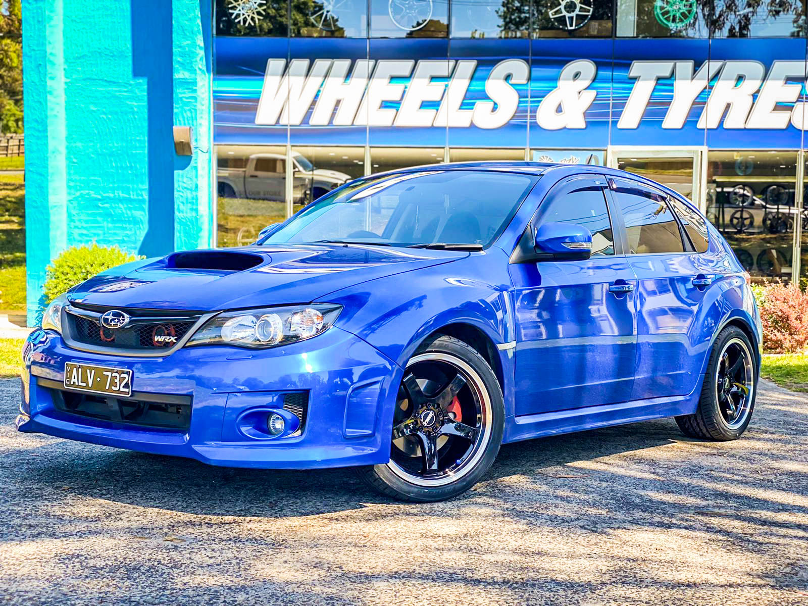 SUBARU WRX HUSSLA GT GLOSS BLACK POLISHED LIP #4411 SUBARU WRX HUSSLA GT GLOSS BLACK POLISHED LIP #4411