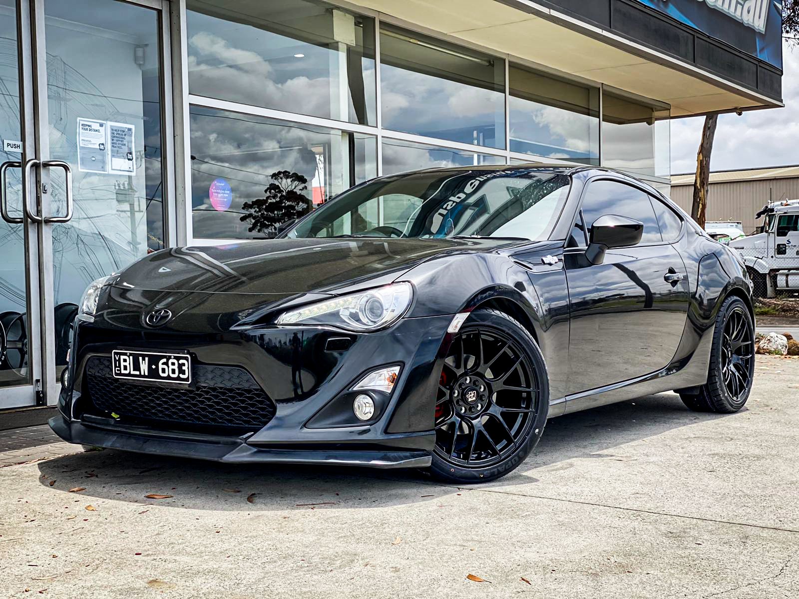 TOYOTA 86 HUSSLA 030 GLOSS BLACK #5197