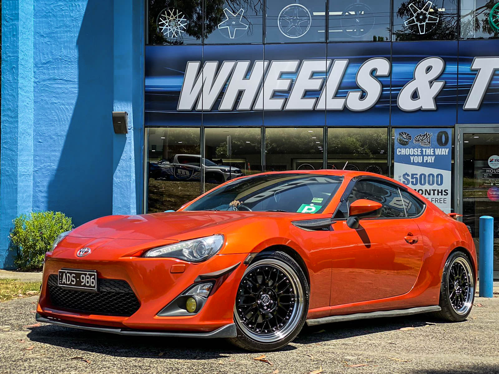 TOYOTA 86 HUSSLA 021 GLOSS BLACK MACHINED LIP #587