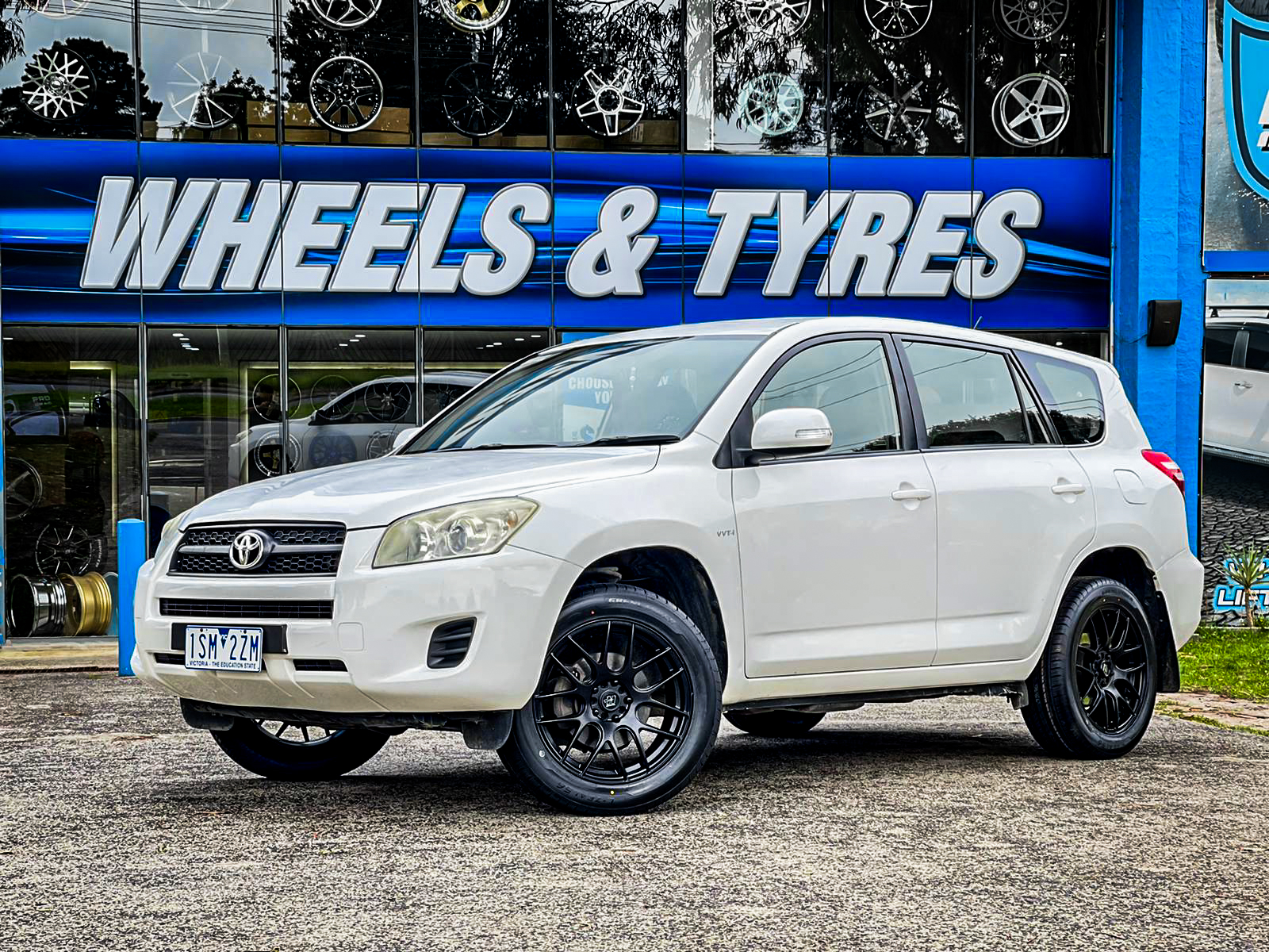 TOYOTA RAV4 HUSSLA 030 MATTE BLACK Wheel #5991