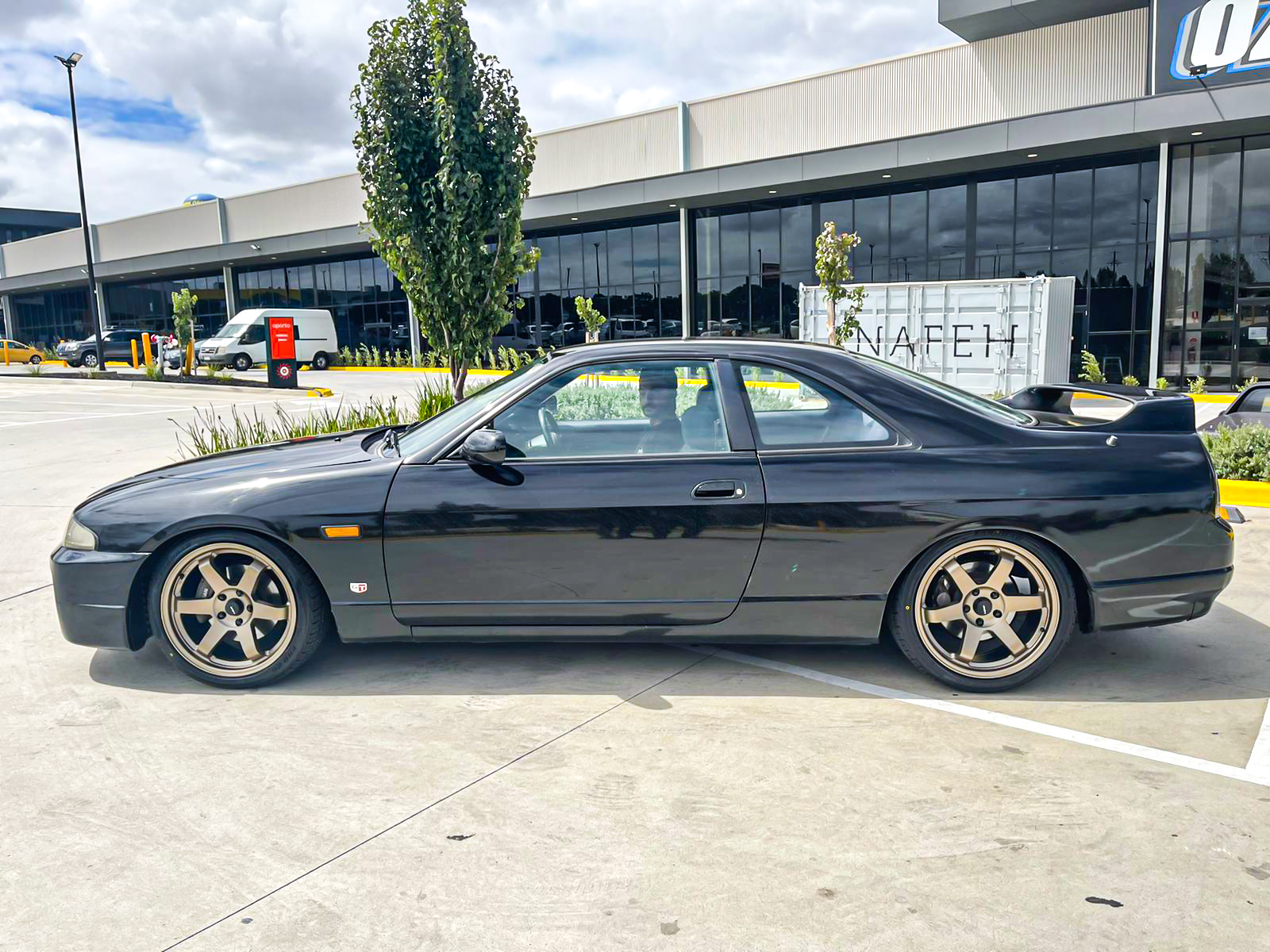 nissan skyline avid av-06 matte bronze wheel #6270