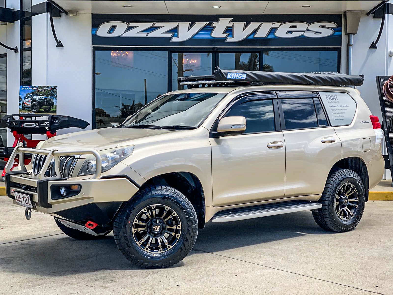 TOYOTA LAND CRUISER PRADO HUSSLA AMBUSH BRONZE TINT FACE Wheel #6583