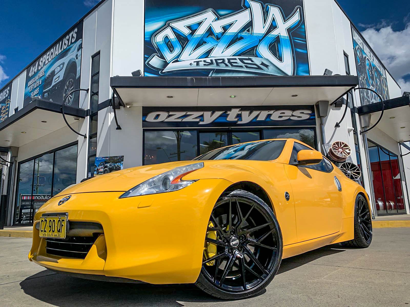Nissan 370z Wheels at Ozzy Tyres
